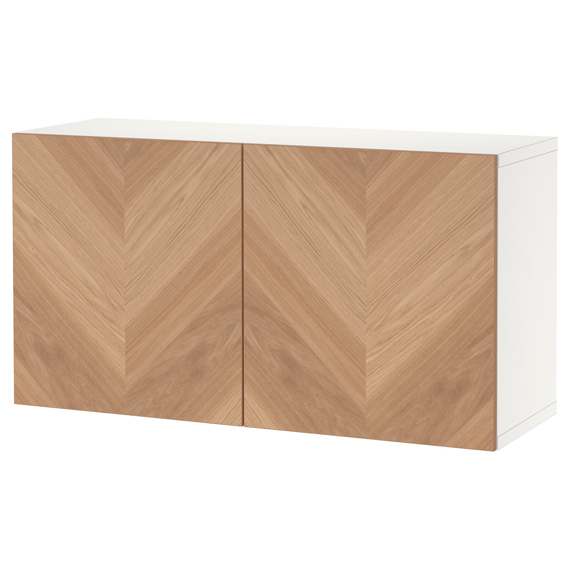 BESTÅ, wall-mounted cabinet combination, 120x42x64 cm, 394.408.52