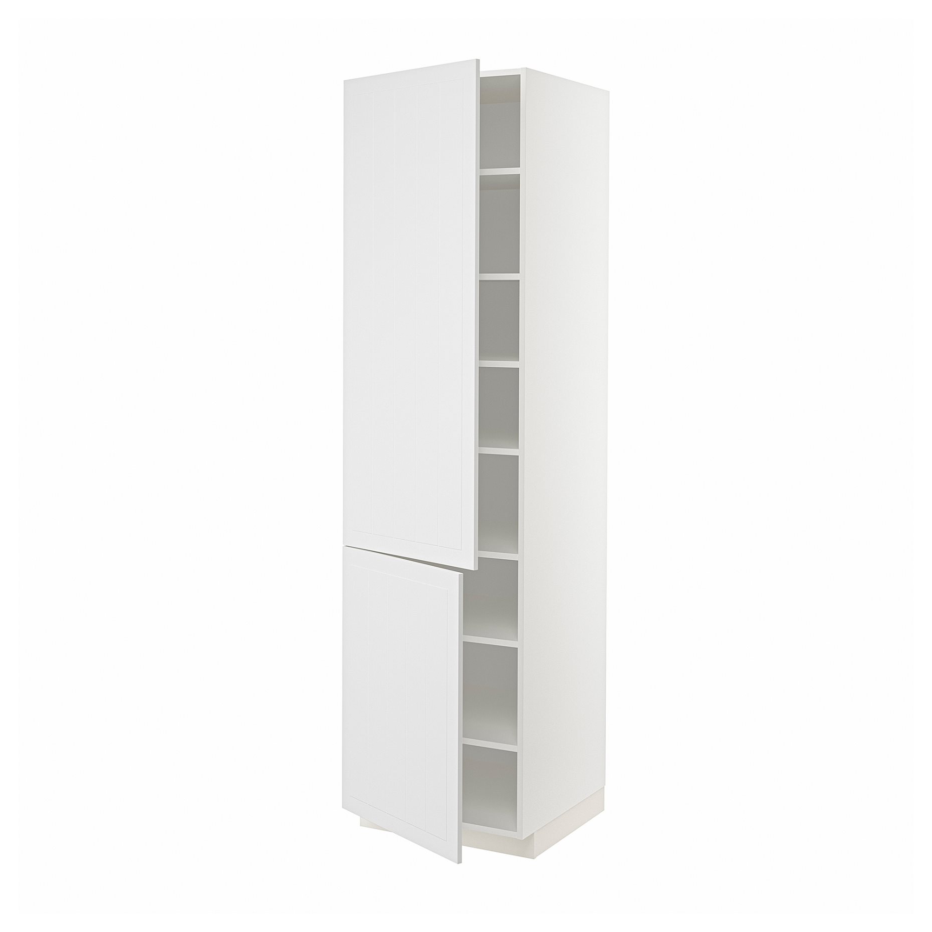 METOD, high cabinet with shelves, 60x60x200 cm, 394.696.66