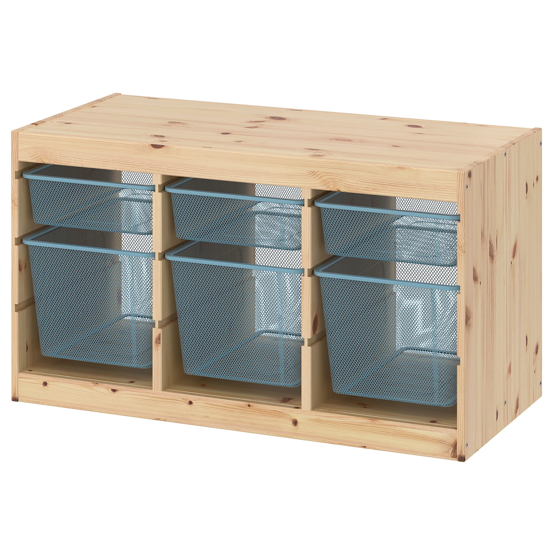 TROFAST, storage combination with boxes, 93x44x52 cm, 394.808.43