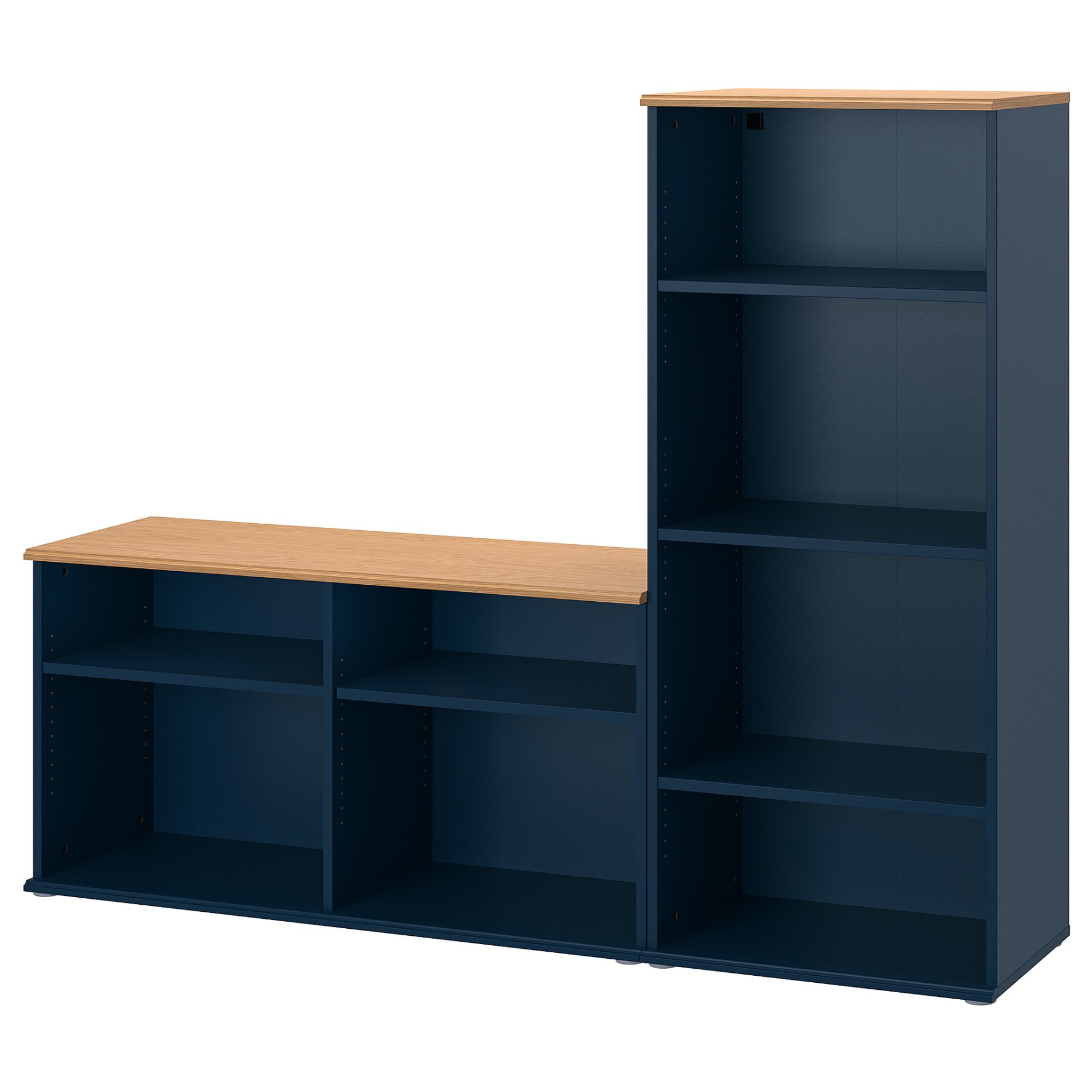 SKRUVBY, TV storage combination, 178x38x140 cm, 394.946.04