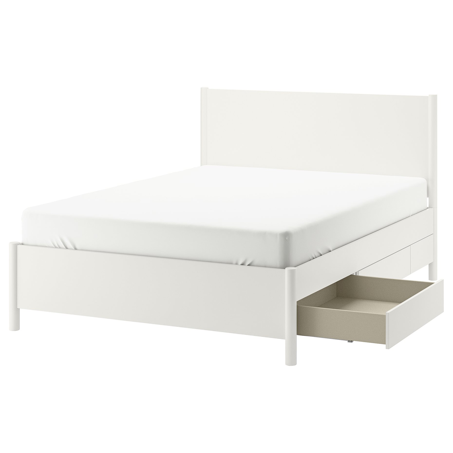 TONSTAD, bed frame with storage, 140x200 cm, 394.966.17