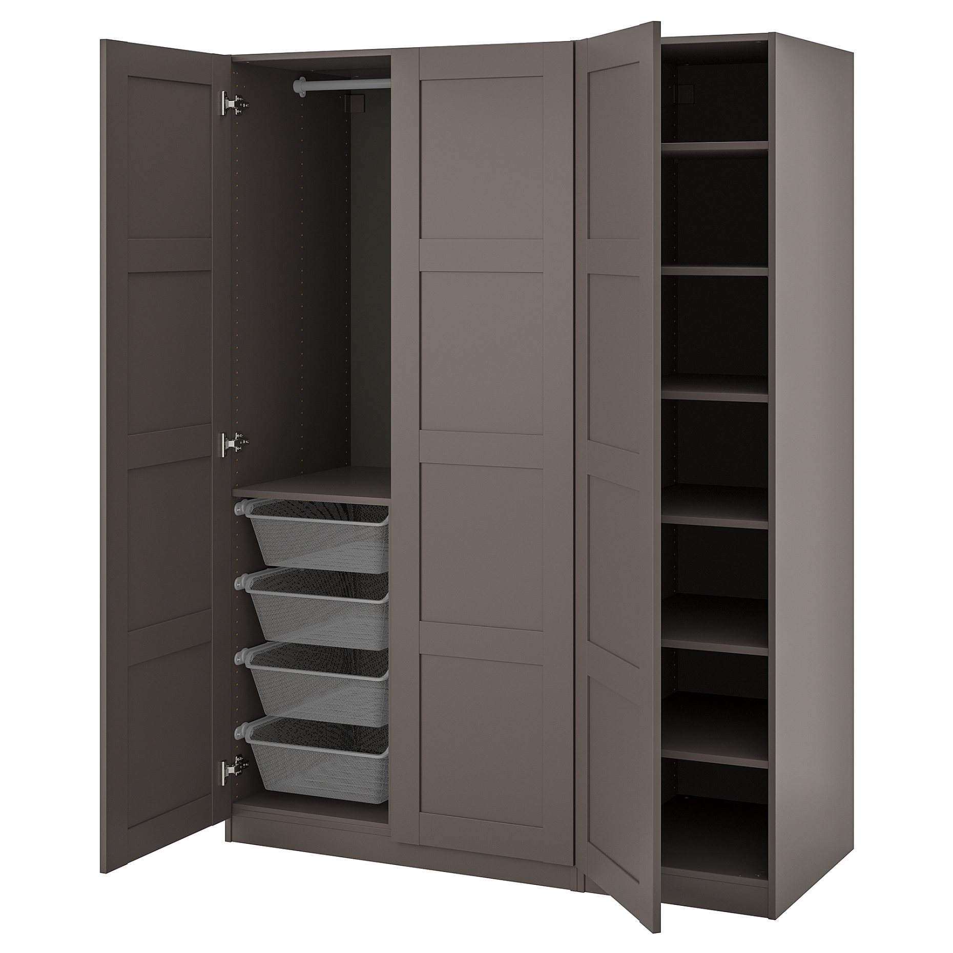 PAX/BERGSBO, wardrobe, 150x60x201 cm, 395.014.35
