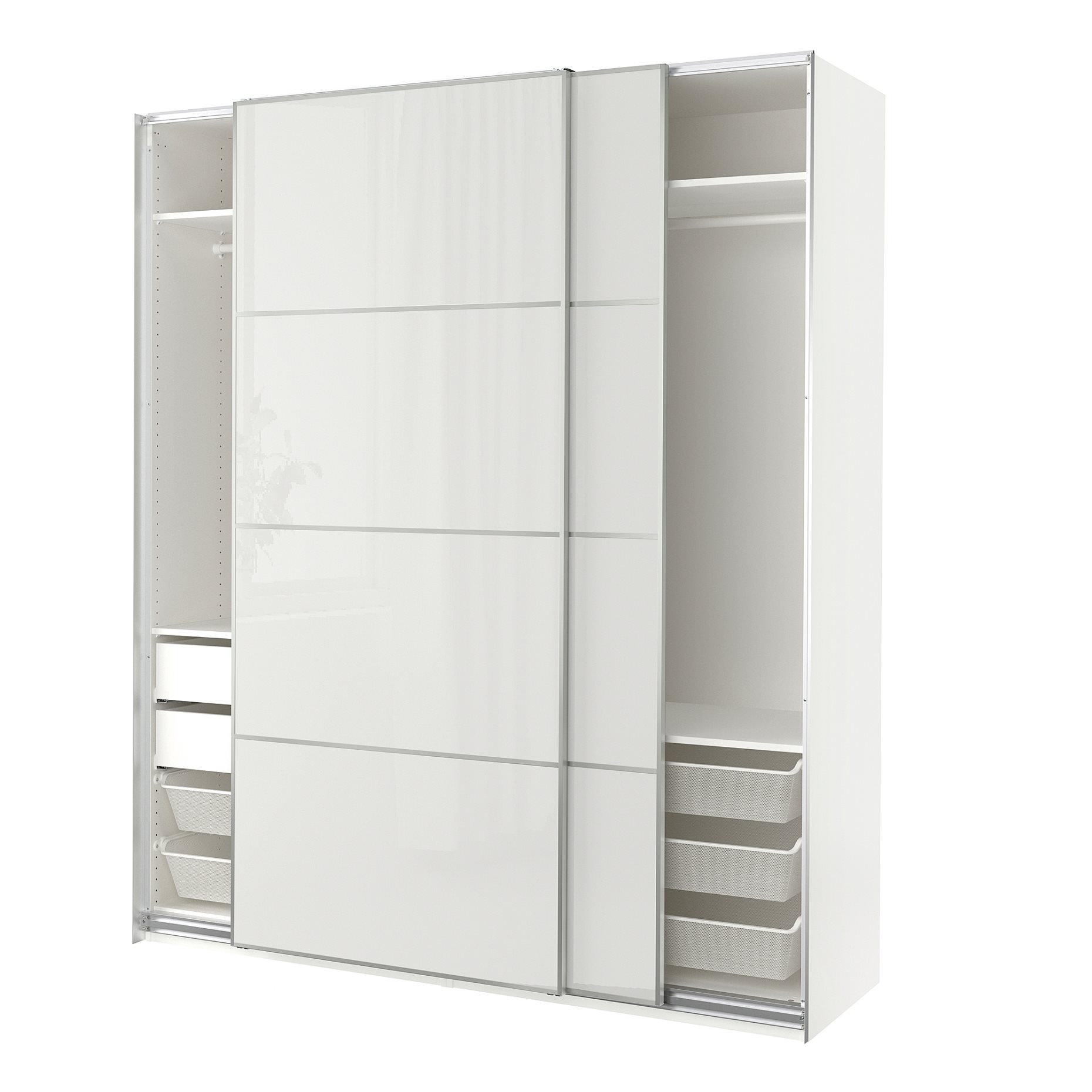 PAX/HOKKSUND, wardrobe combination, 200x66x236 cm, 395.030.38