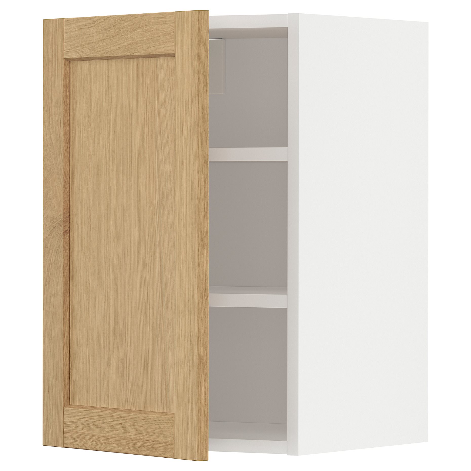 METOD, ντουλάπι τοίχου με ράφια, 40x60 cm, 395.093.37