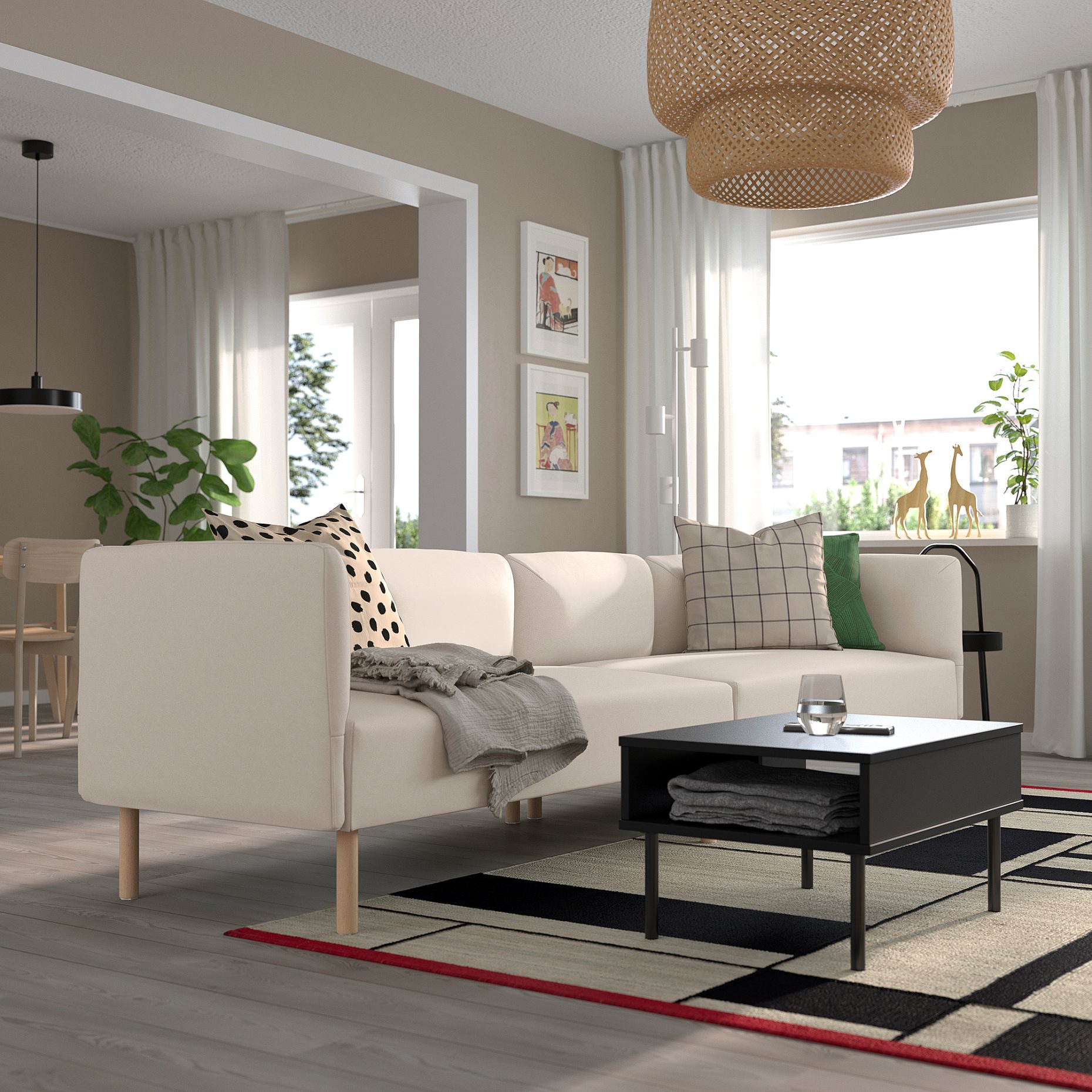 LILLEHEM, 4-seat modular sofa, 395.360.53