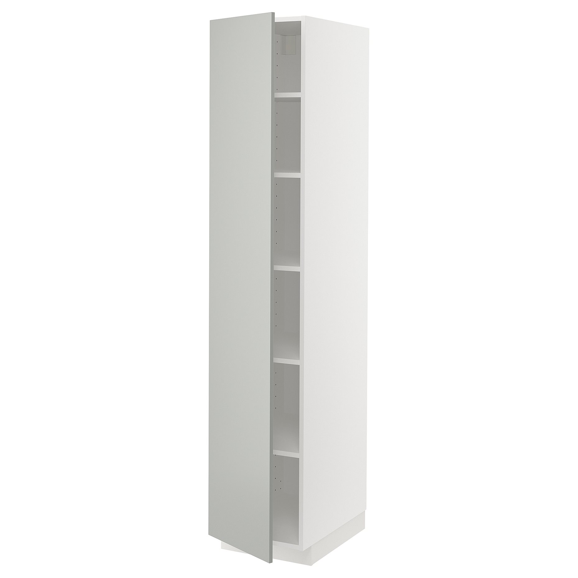 METOD, high cabinet with shelves, 40x60x200 cm, 395.387.21