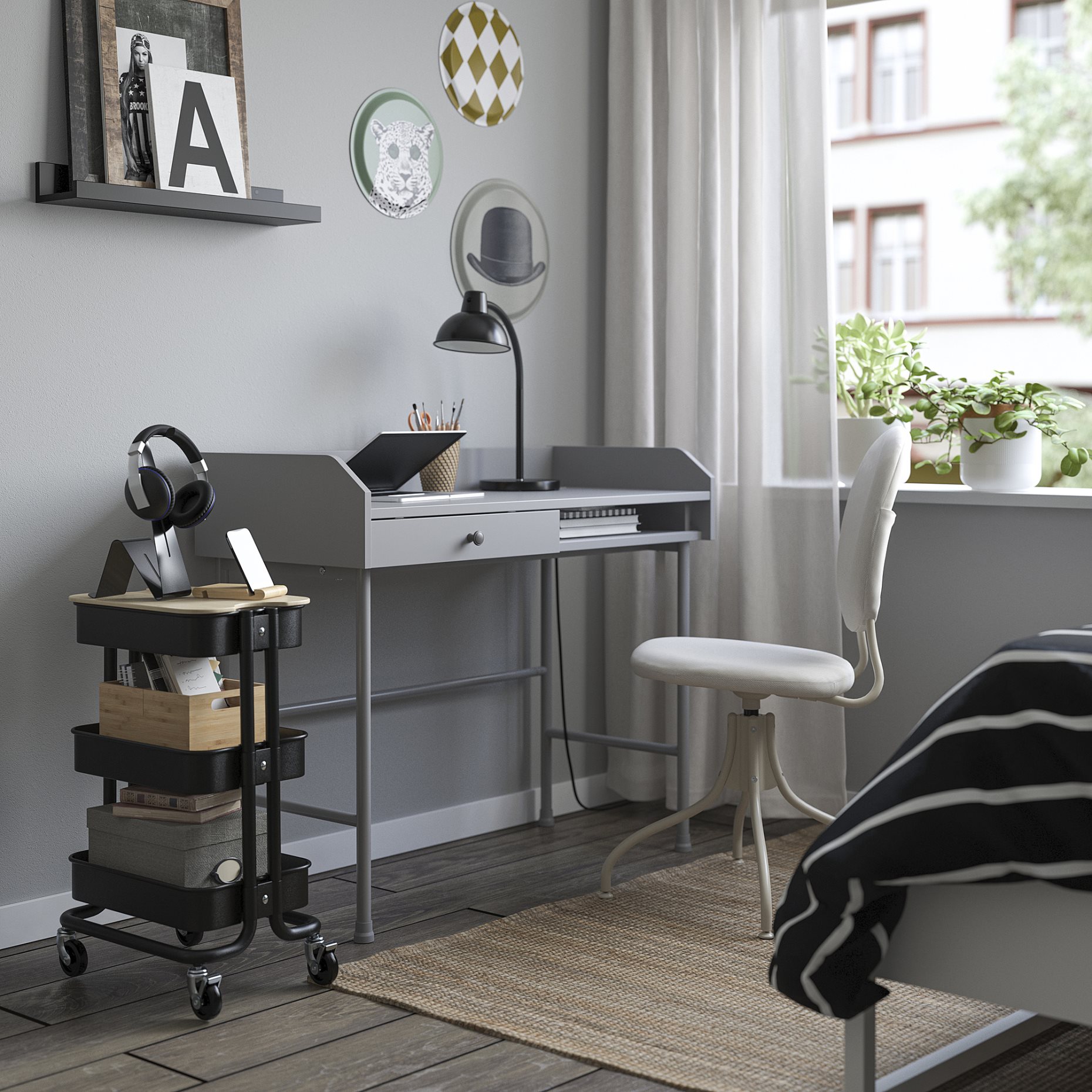 RÅSKOG/NORRÅVA, τρόλεϊ με καπάκι, 28x38x61 cm, 395.807.53