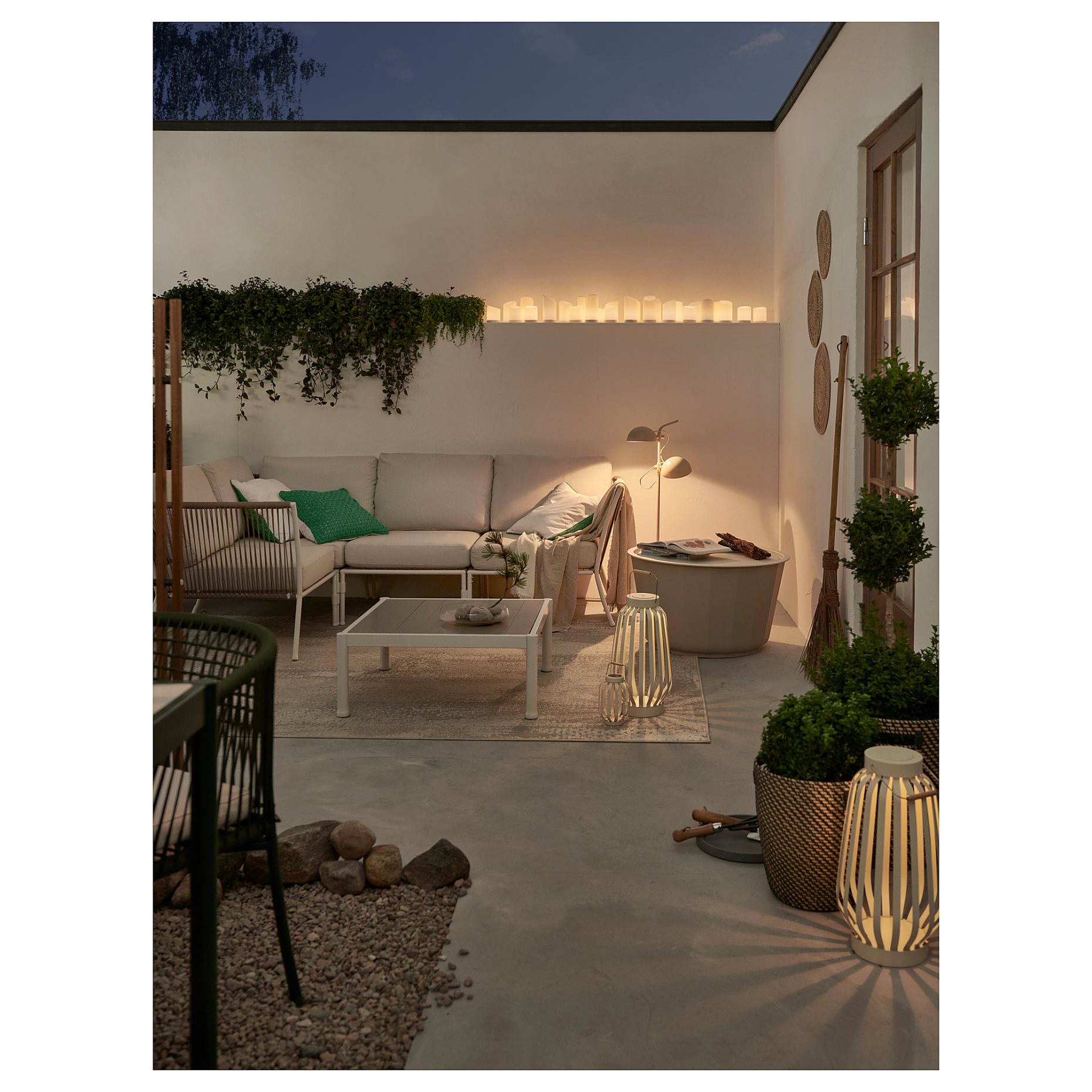 corner sofa 3-seat, outdoor, 395.856.80