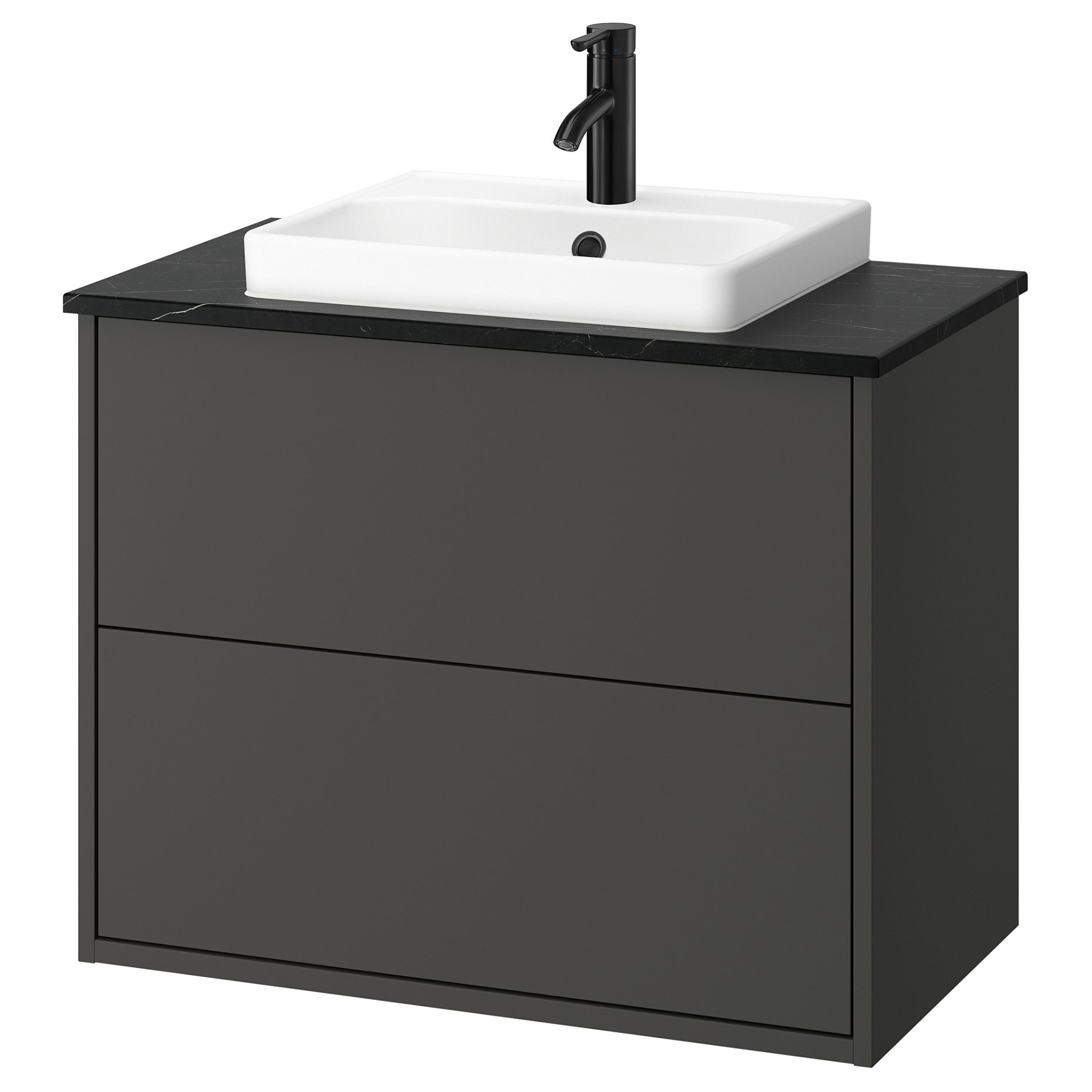 HAVBACK/ORRSJON, wash-stand with drawers/wash-basin/tap, 82x49x71 cm, 395.905.68