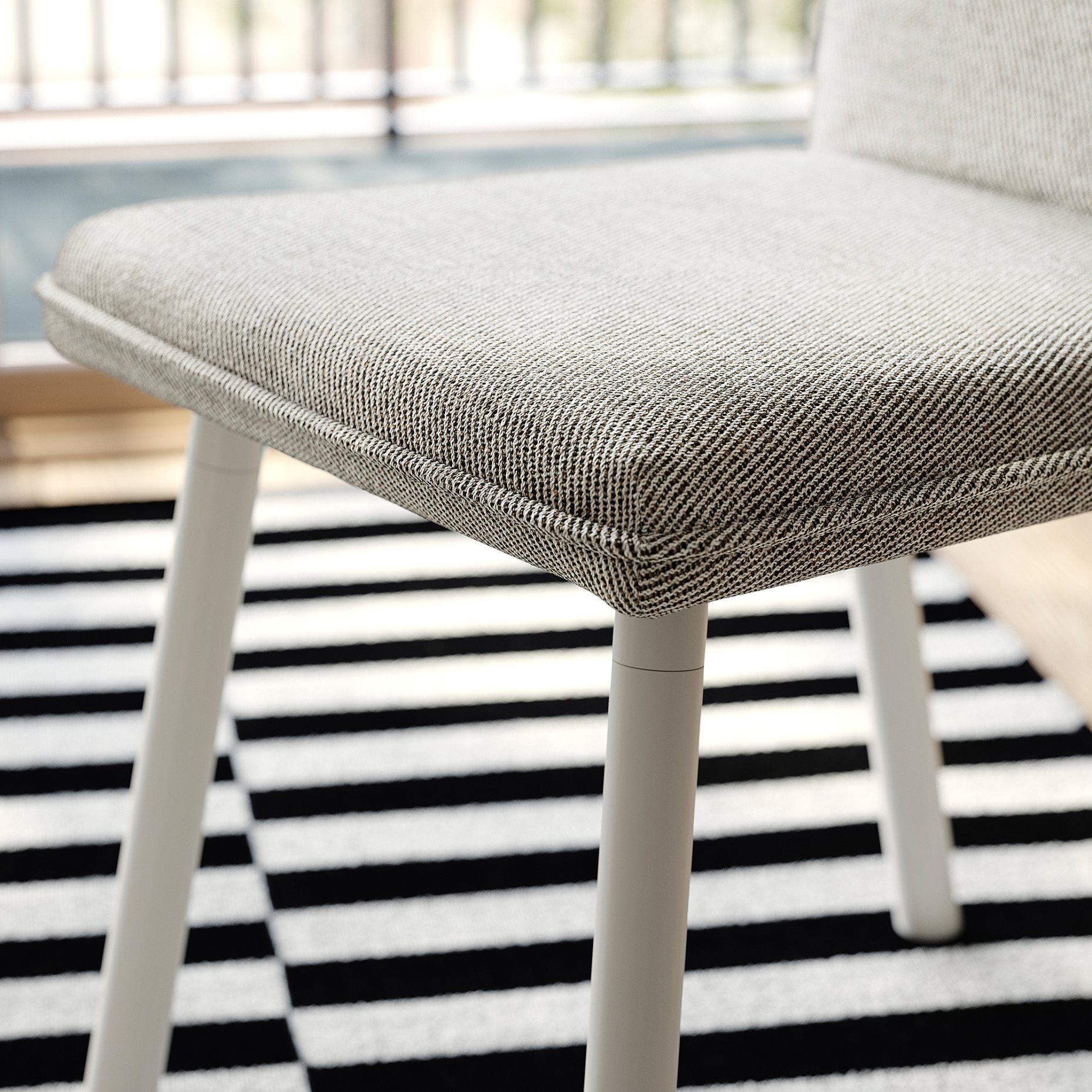 TONSTAD/TONSTAD, τραπέζι και 2 καρέκλες, 80/120x70 cm, 395.965.89