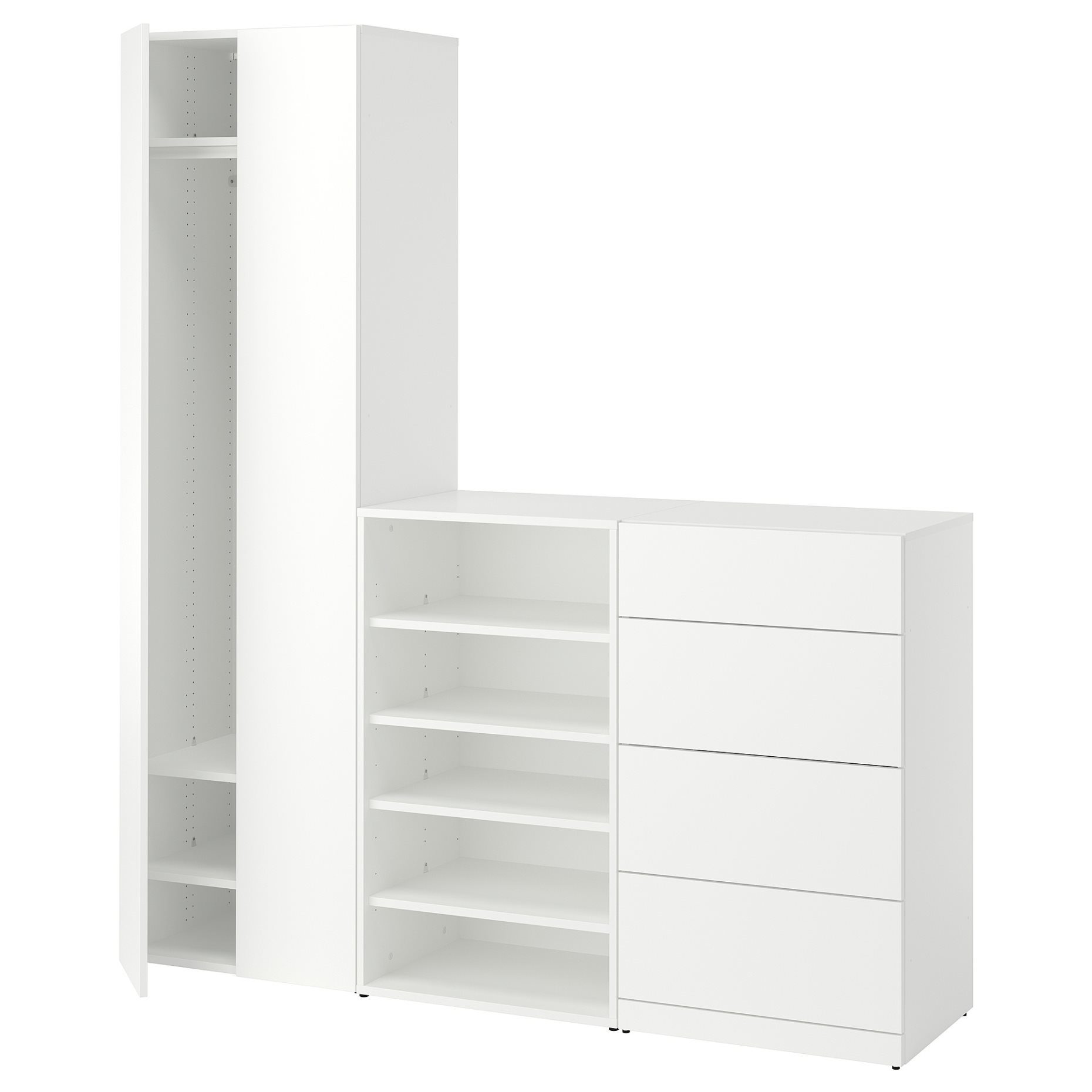 LASTARE, wardrobe combination, 180x42x200 cm, 396.126.26