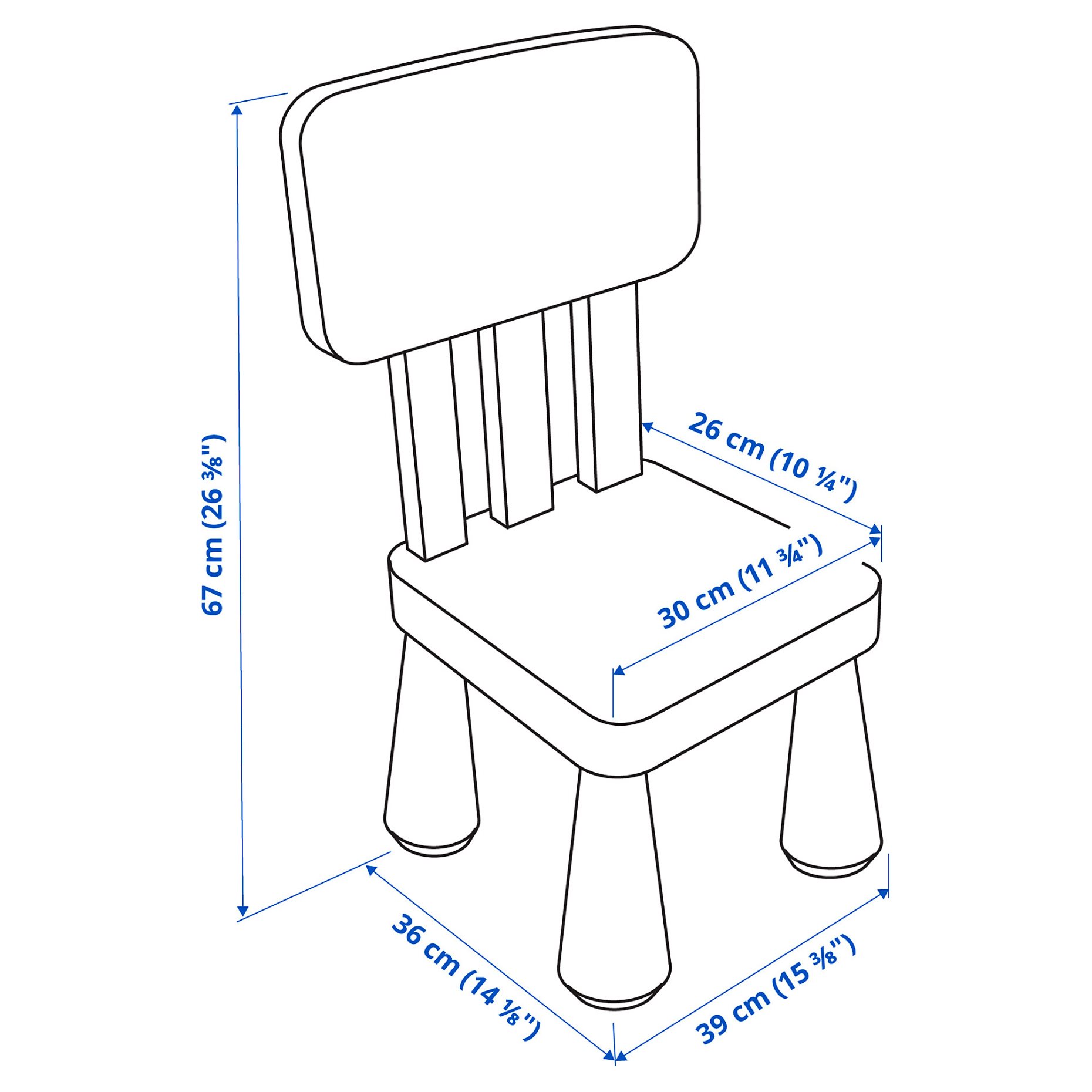 MAMMUT, childrens chair,indoor/outdoor, 403.653.71