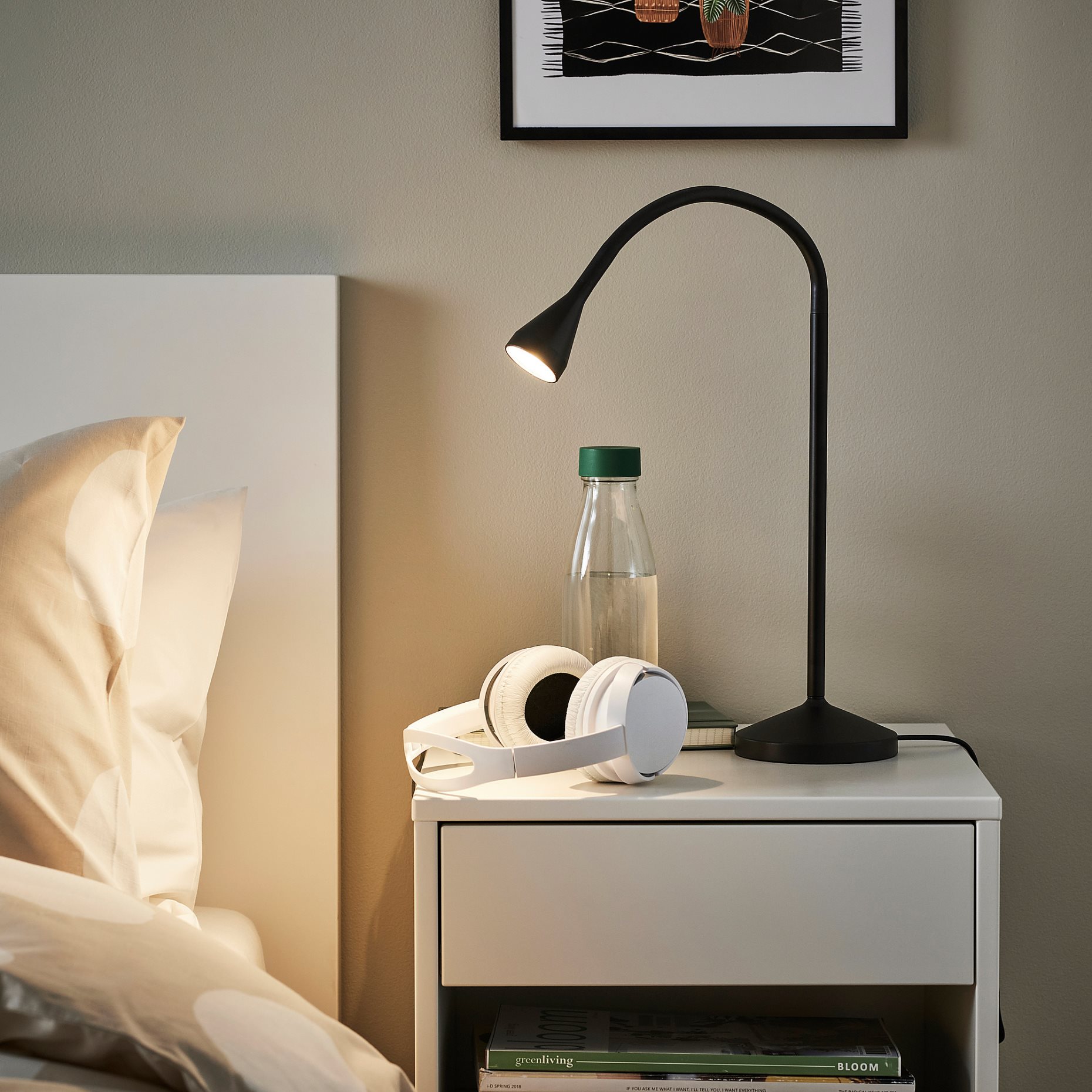 NÄVLINGE, work lamp with built-in LED light source, 404.049.09