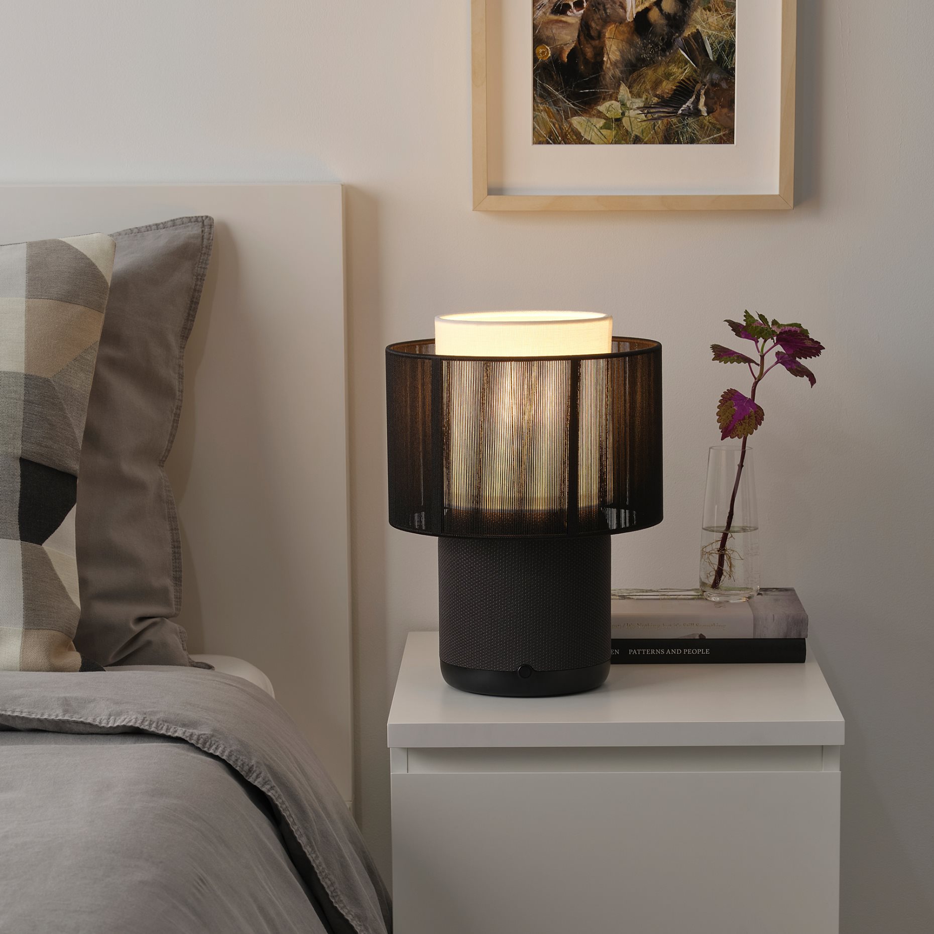 SYMFONISK, speaker lamp base with WiFi, 404.872.97