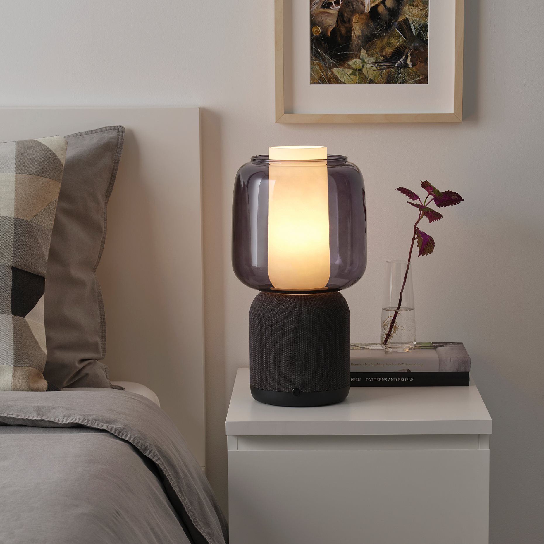 SYMFONISK, speaker lamp base with WiFi, 404.872.97