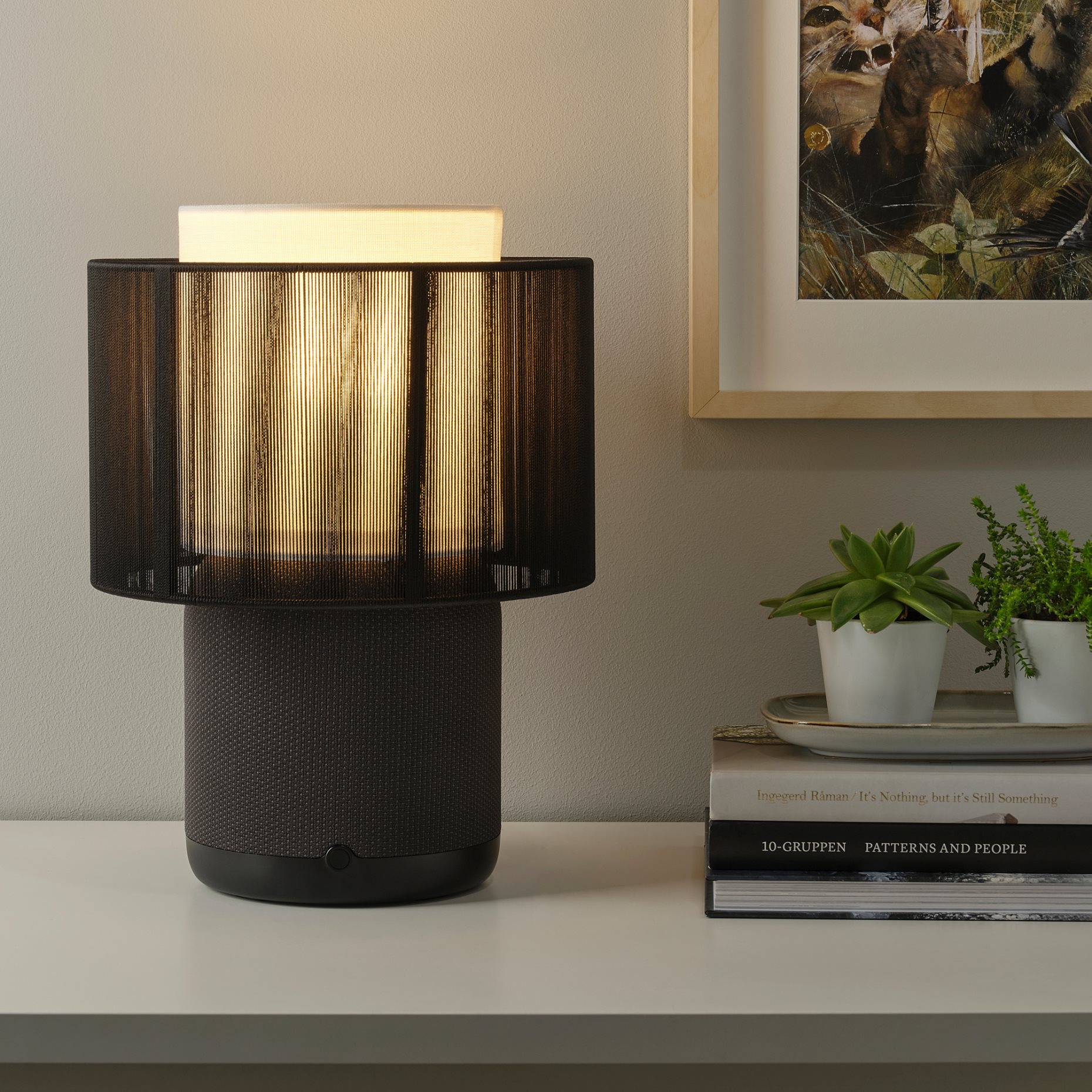 SYMFONISK, speaker lamp base with WiFi, 404.872.97