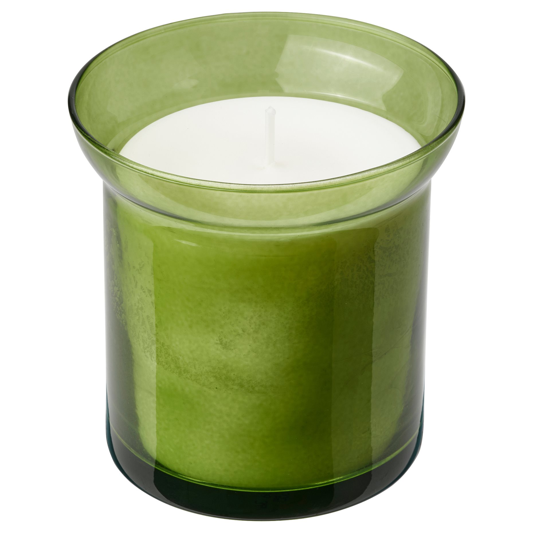 HEDERSAM, scented candle in glass/Fresh grass, 50 hr, 405.024.10