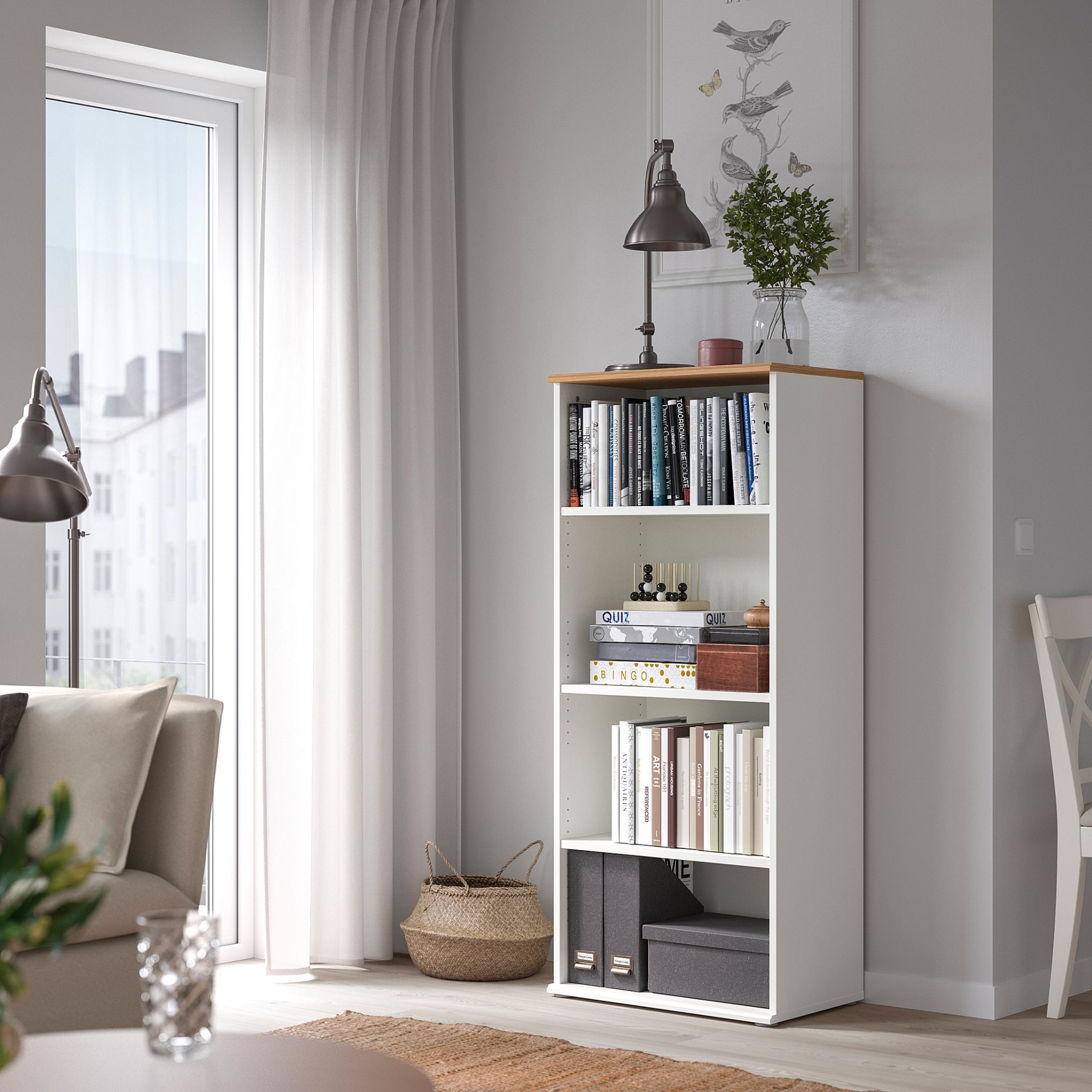 SKRUVBY, bookcase, 60x140 cm, 405.035.46