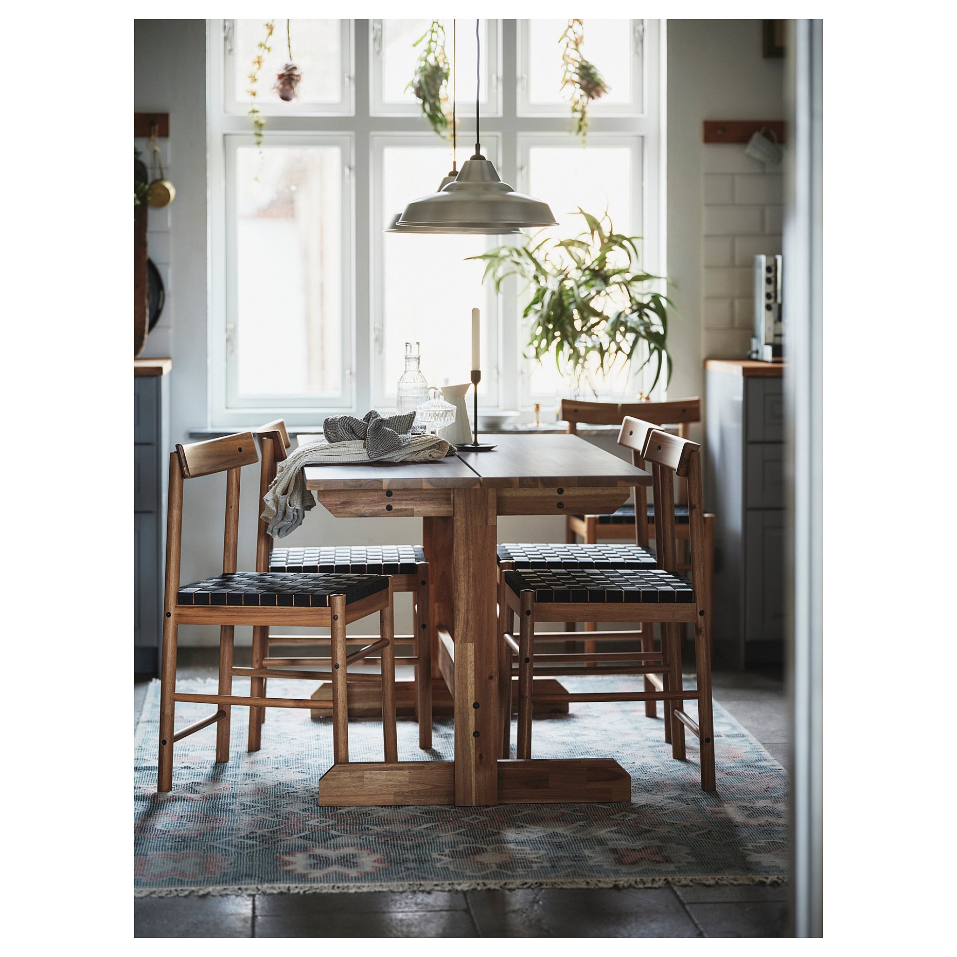 NACKANÄS, τραπέζι, 140x76 cm, 405.110.56