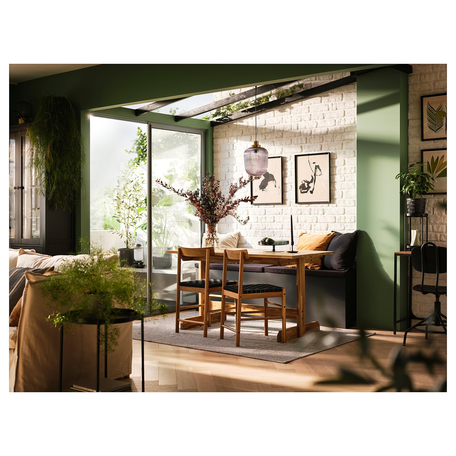 NACKANÄS, τραπέζι, 140x76 cm, 405.110.56