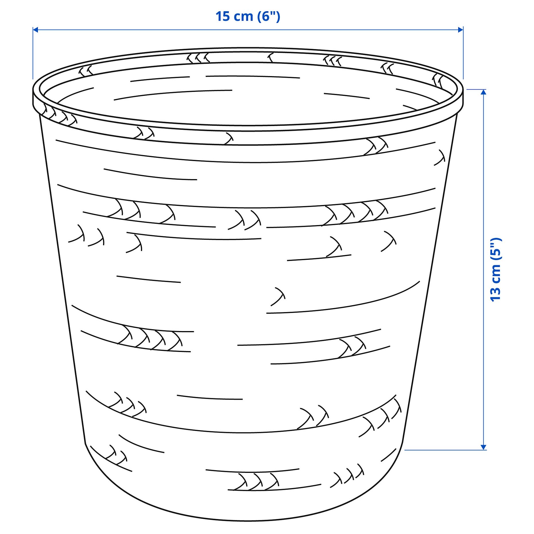KLYNNON, plant pot handmade , 12 cm, 405.164.07