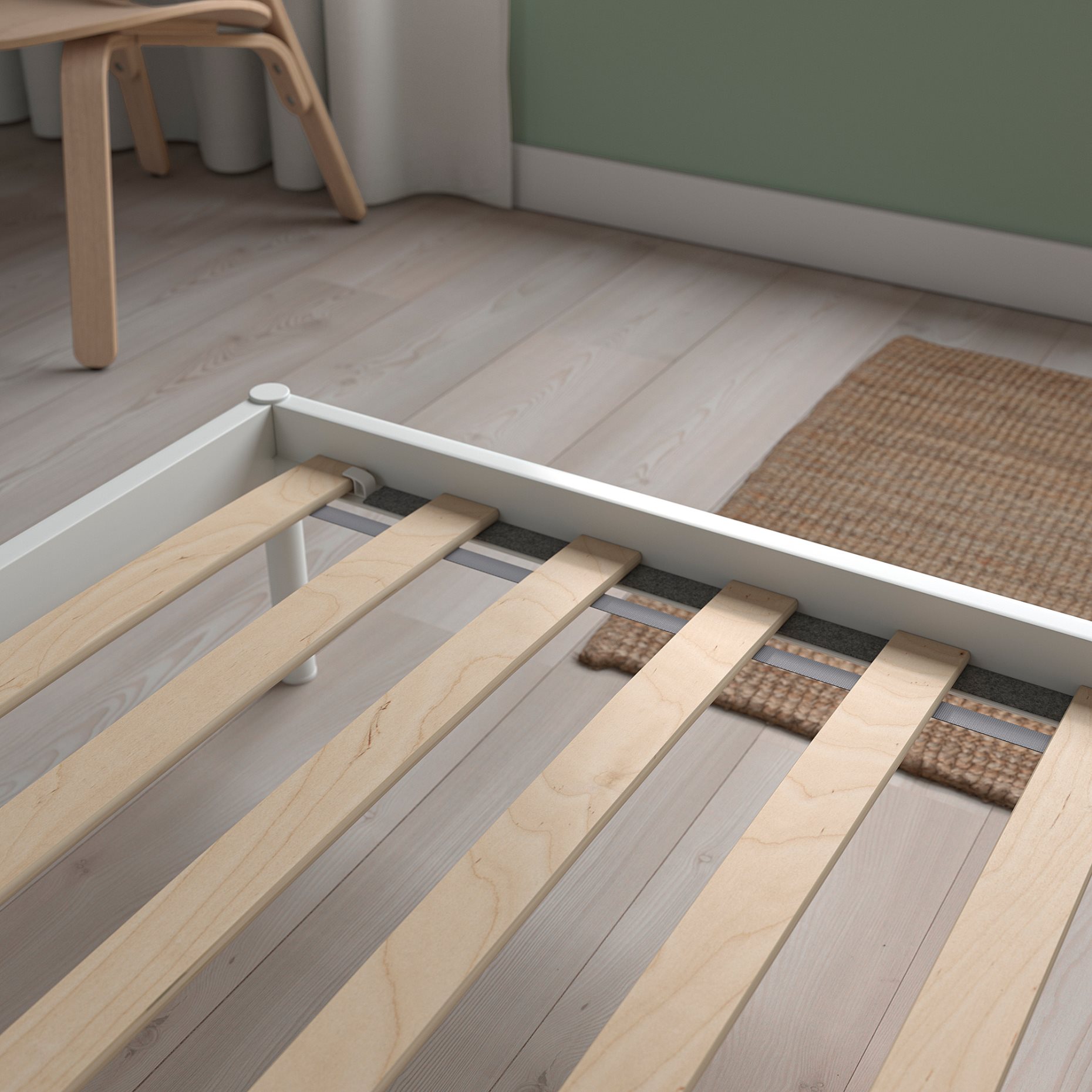 VEVELSTAD, bed frame, 90x200 cm, 405.182.70