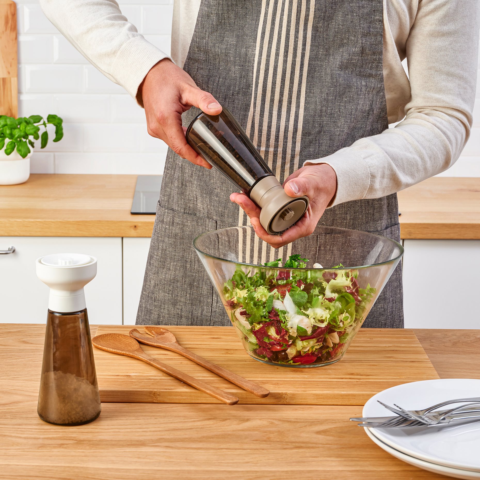 HALVTOM, spice mill/2 pack, 19 cm, 405.234.60