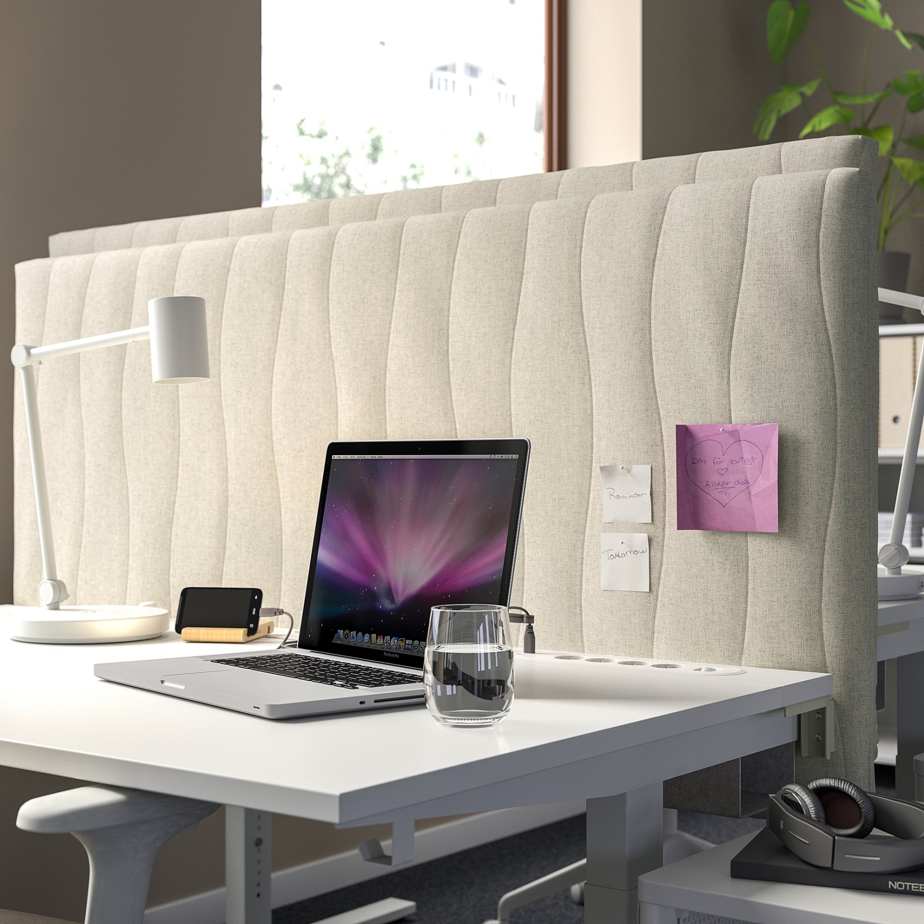 MITTZON, acoustic screen for desk, 145x72 cm, 405.281.94