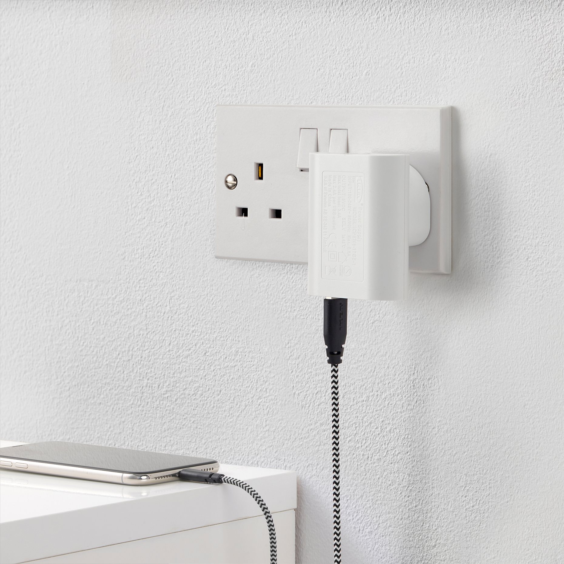 SMÅHAGEL, 3-port USB charger, 405.391.83
