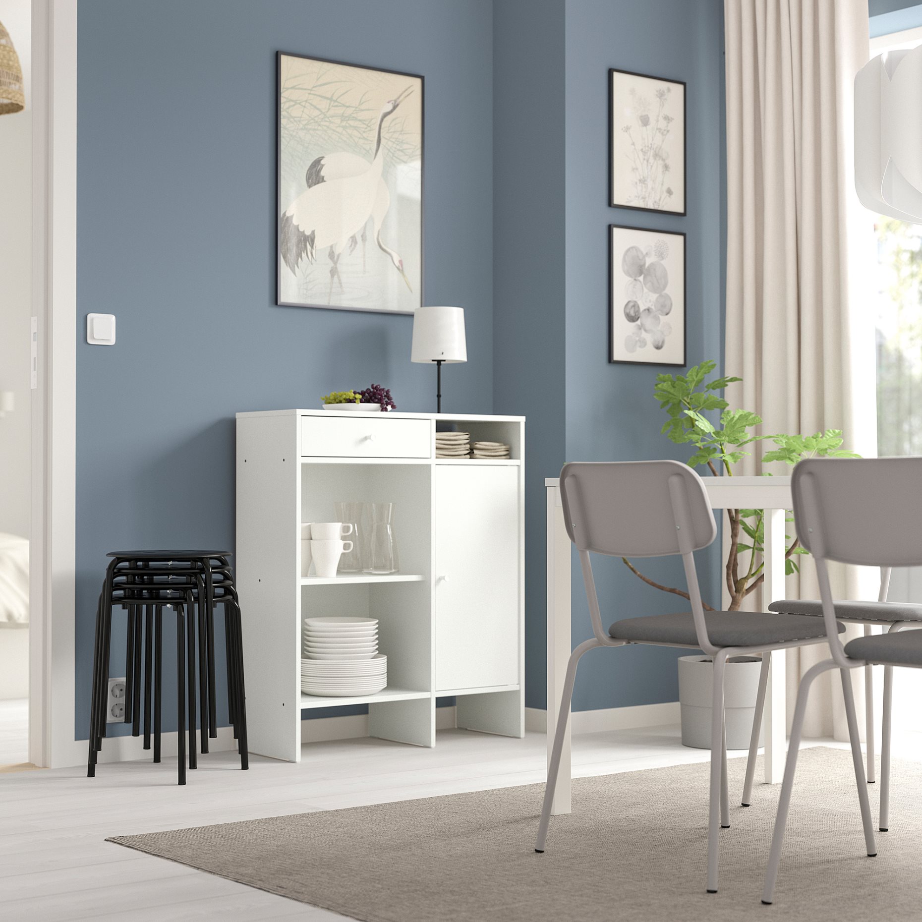 BAGGEBO, sideboard, 78x92 cm, 405.536.16