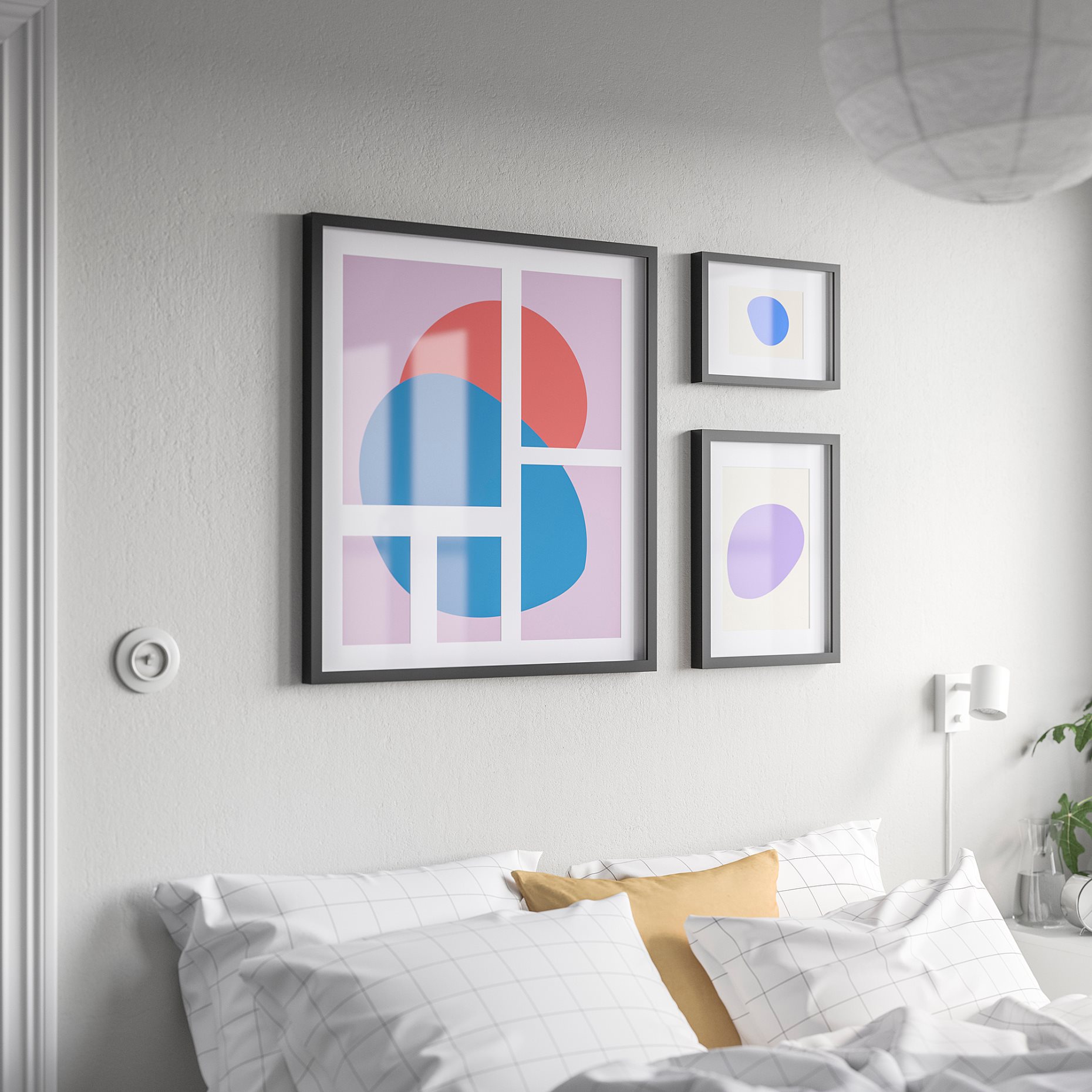 RODALM, frame for 5 pictures, 64x71 cm, 405.537.15