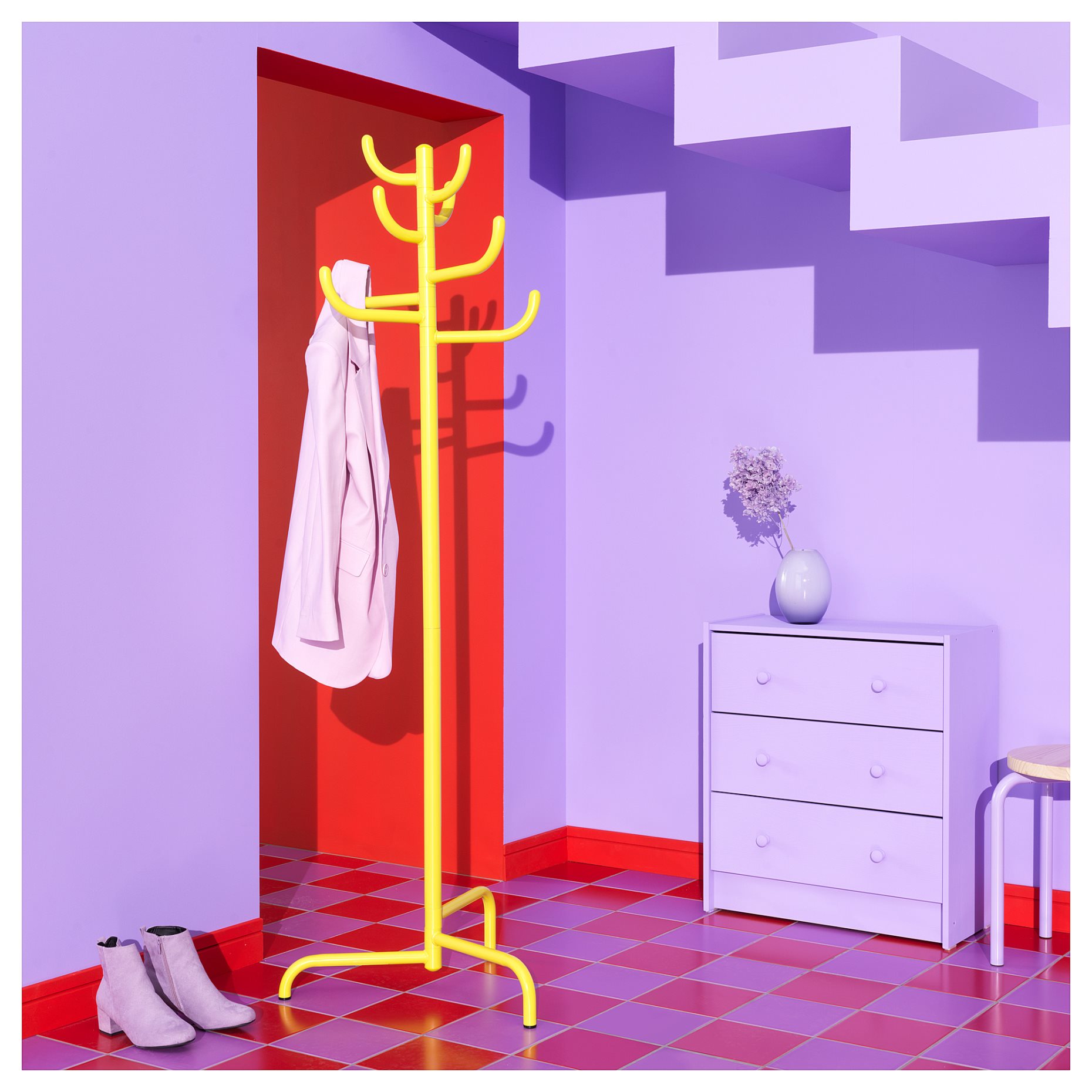 BONDSKÄRET, hat and coat stand, 175 cm, 405.543.81