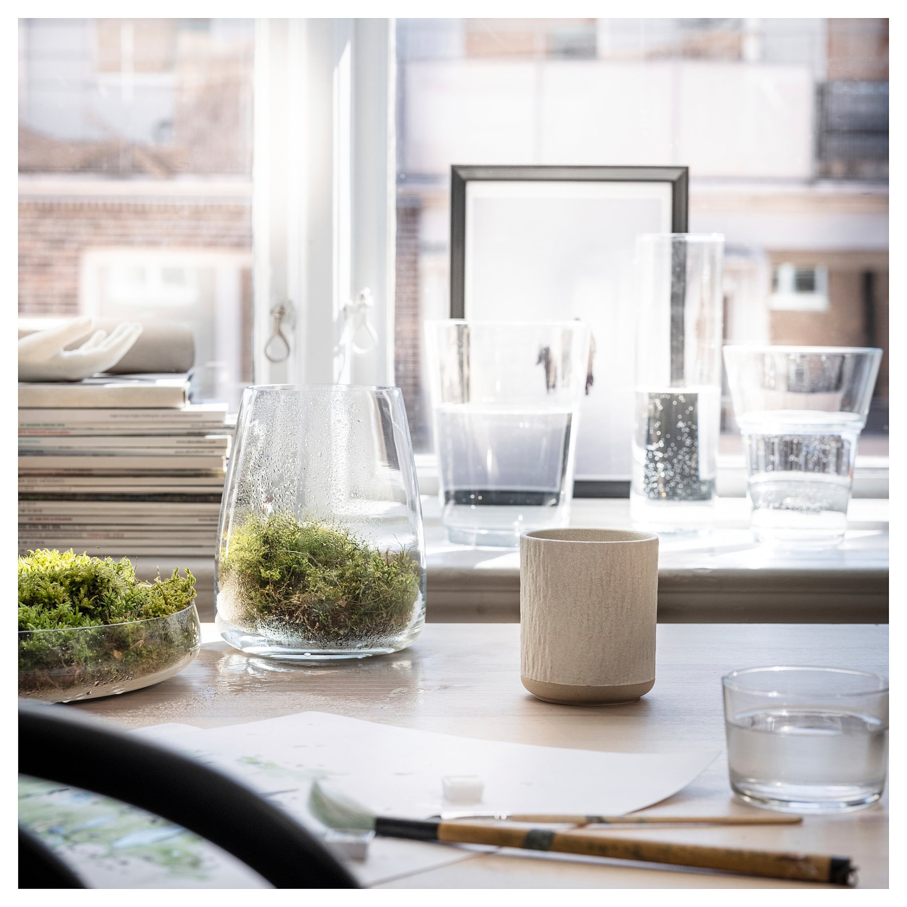 SILKESTRÄD, αρωματικό κερί σε κεραμικό βάζο/δροσιά & βρύα, 45 ώρες, 405.703.95