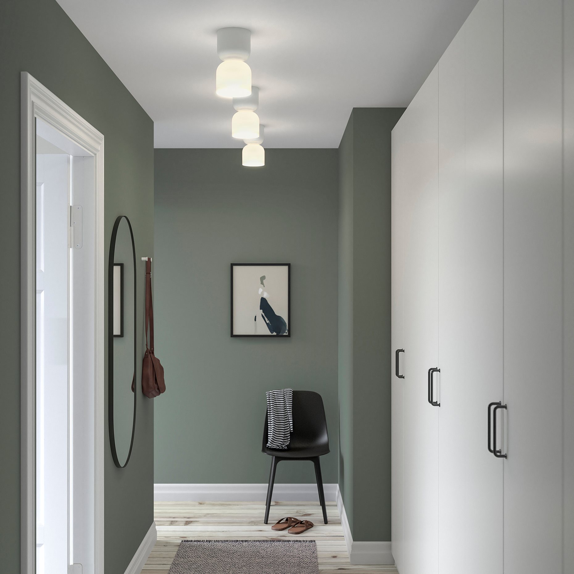 HAMNFYR, φωτιστικό οροφής, 14 cm, 405.735.39