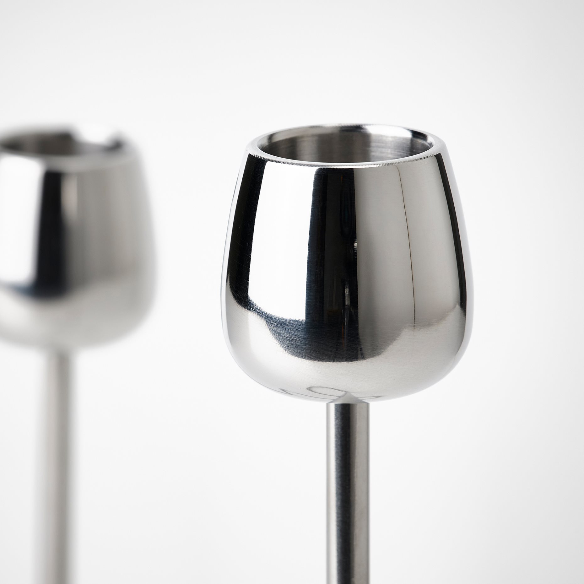 SILVERPARON, candlestick for 2 candles, 20 cm, 405.749.87