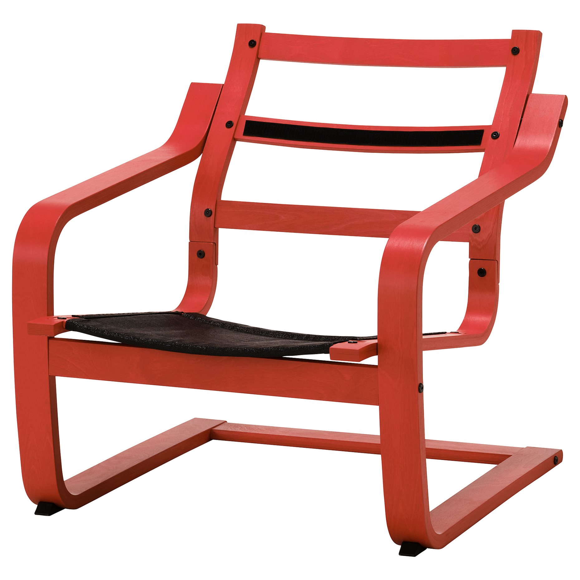 POÄNG, armchair frame with low back, 405.821.95