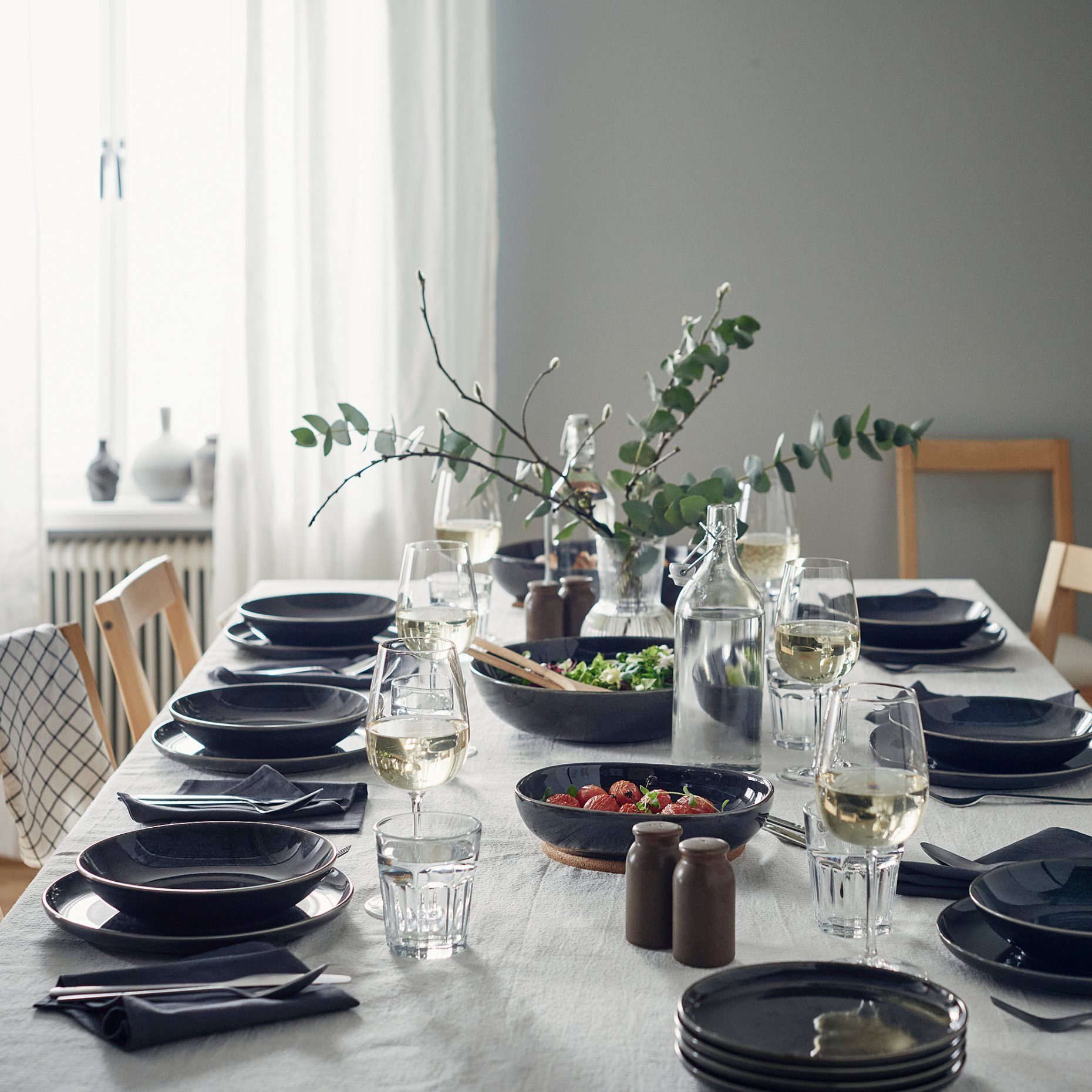 GLADELIG, βαθύ πιάτο, 21 cm, 405.969.89