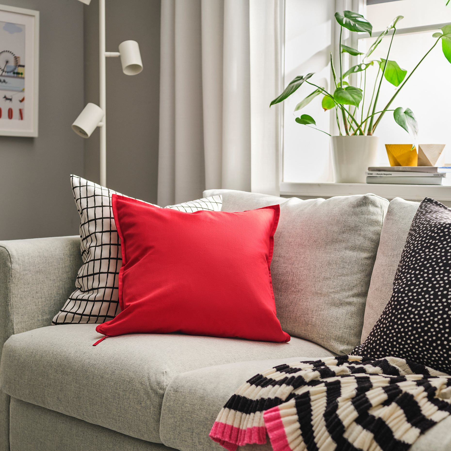 GURLI, κάλυμμα μαξιλαριού, 50x50 cm, 405.987.71