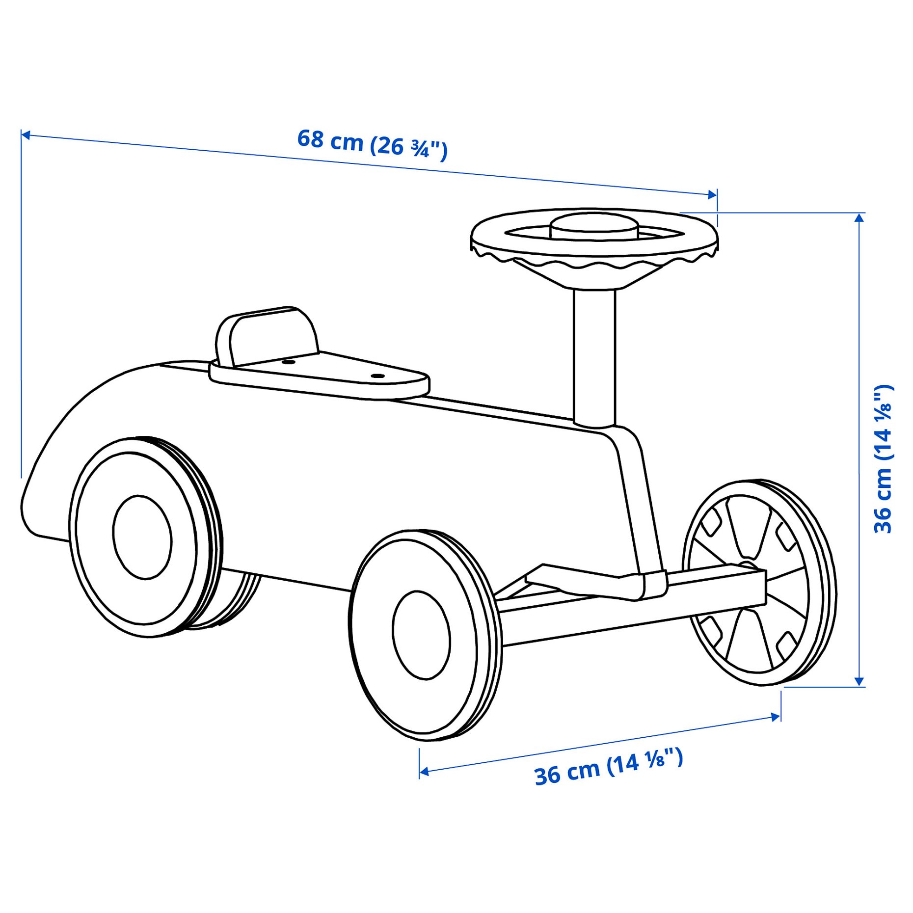 FÄLTHARE, ride-on toy car, 406.023.58