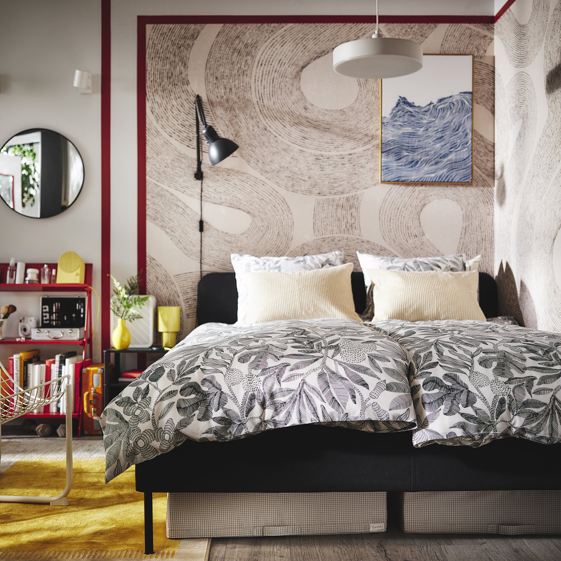 BROKDRACENA, παπλωματοθήκη και μαξιλαροθήκη, 150x200/50x60 cm, 406.057.81