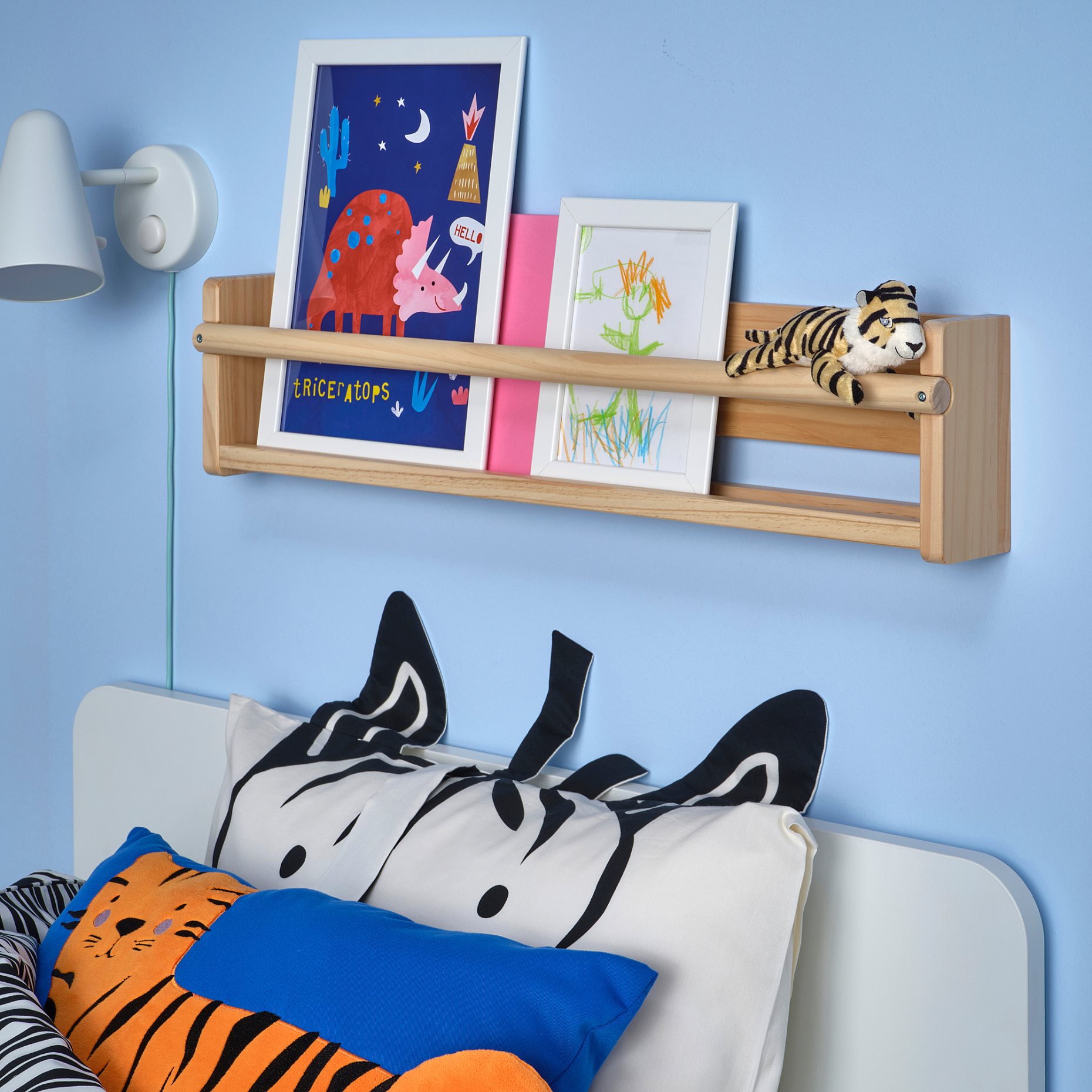 DJUNGELSKOG, soft toy/mini/tiger, 13 cm, 406.061.15