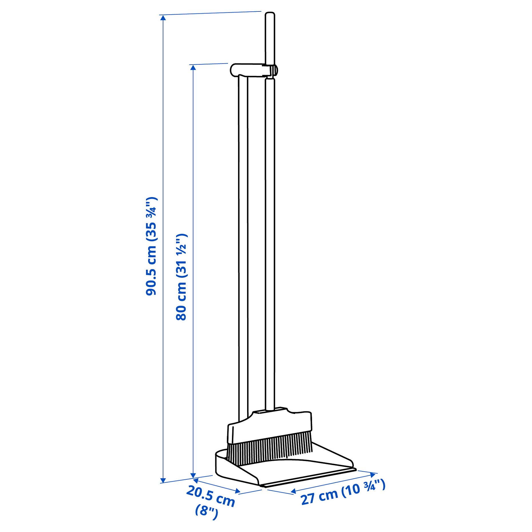 VINDSIKT, dustpan/broom, 406.080.63