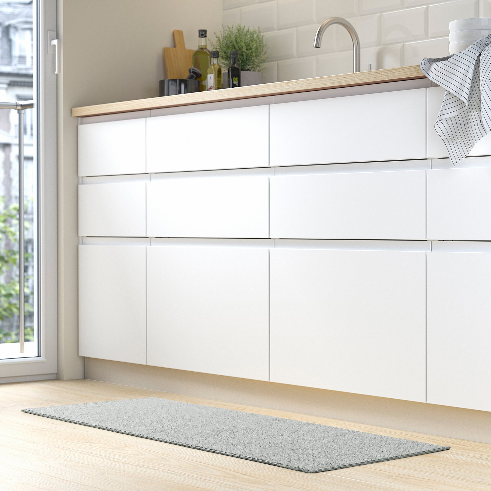 KÖRFÄLT, kitchen mat, 45x120 cm, 406.107.87
