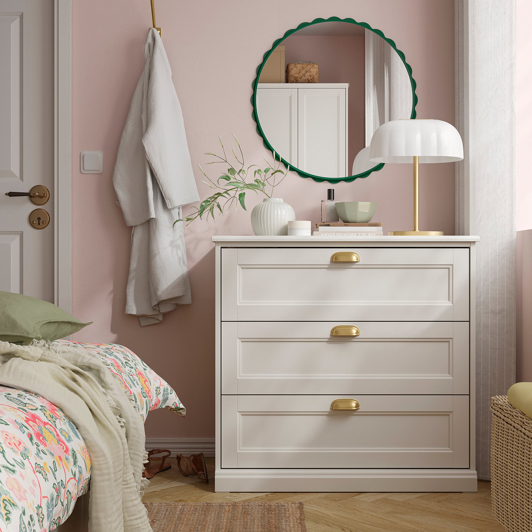 FÅGELFJÄLLET, chest of 3 drawers, 82x51x78 cm, 406.116.40