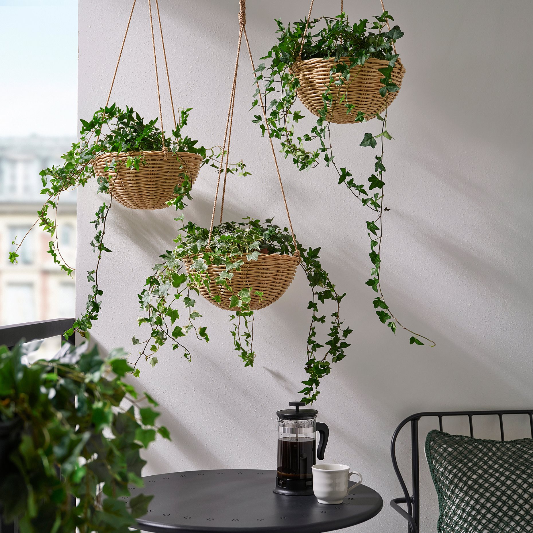 FLODBJÖRK, hanging planter in/outdoor, 27 cm, 406.124.80