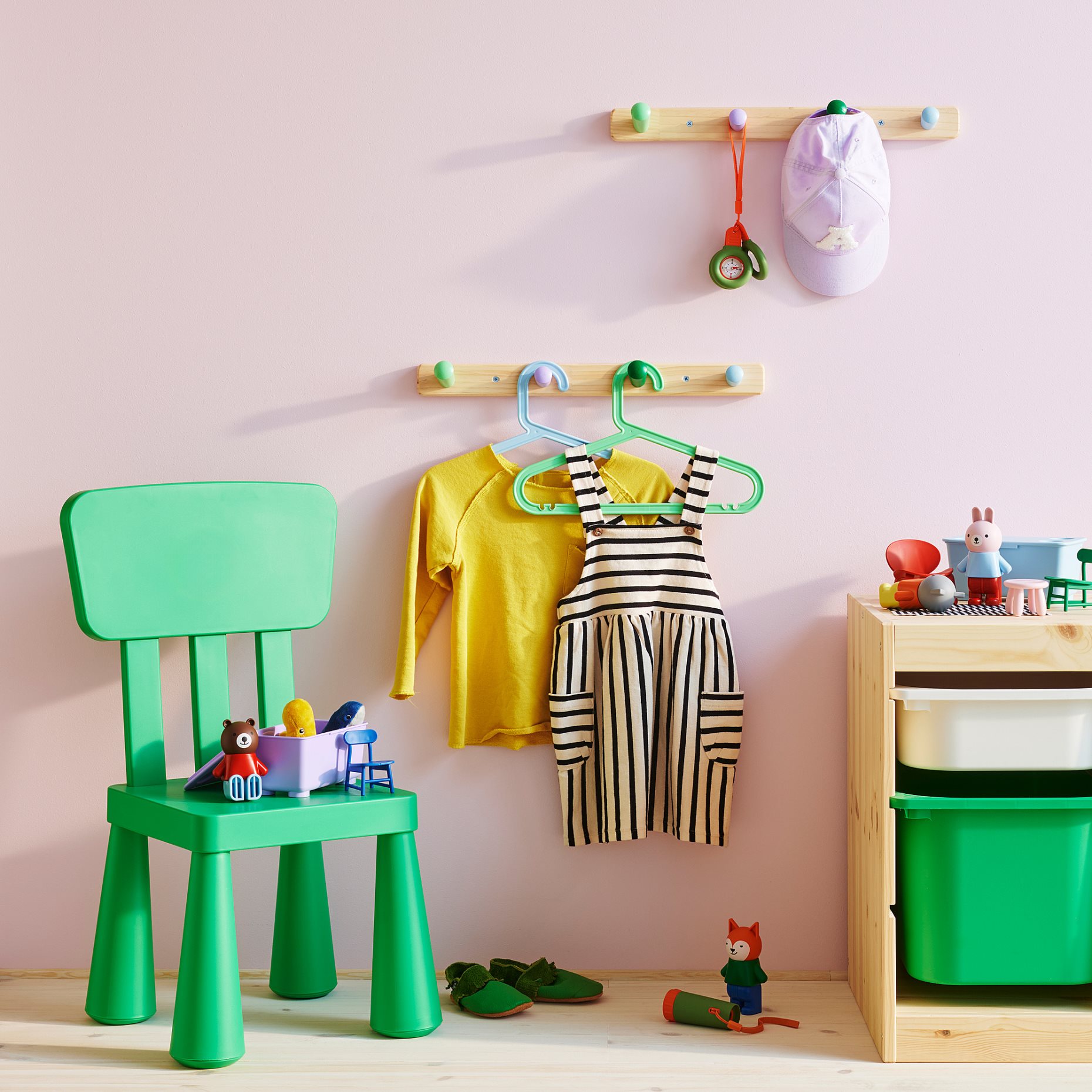 FLISAT, knob rack with 4 knobs, 406.145.68