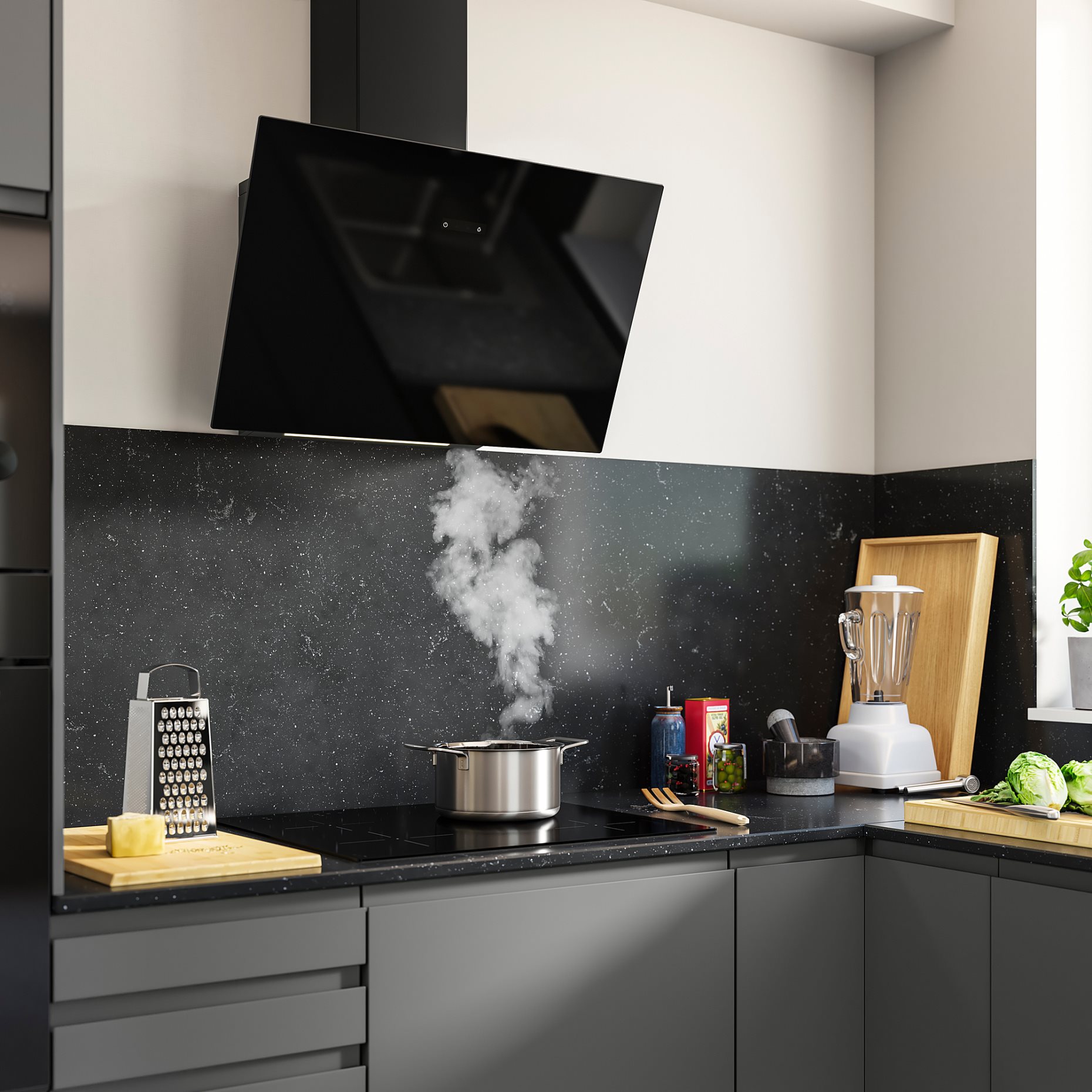 KNUVEBO, wall mounted extractor hood/IKEA 500, 70 cm, 406.176.18