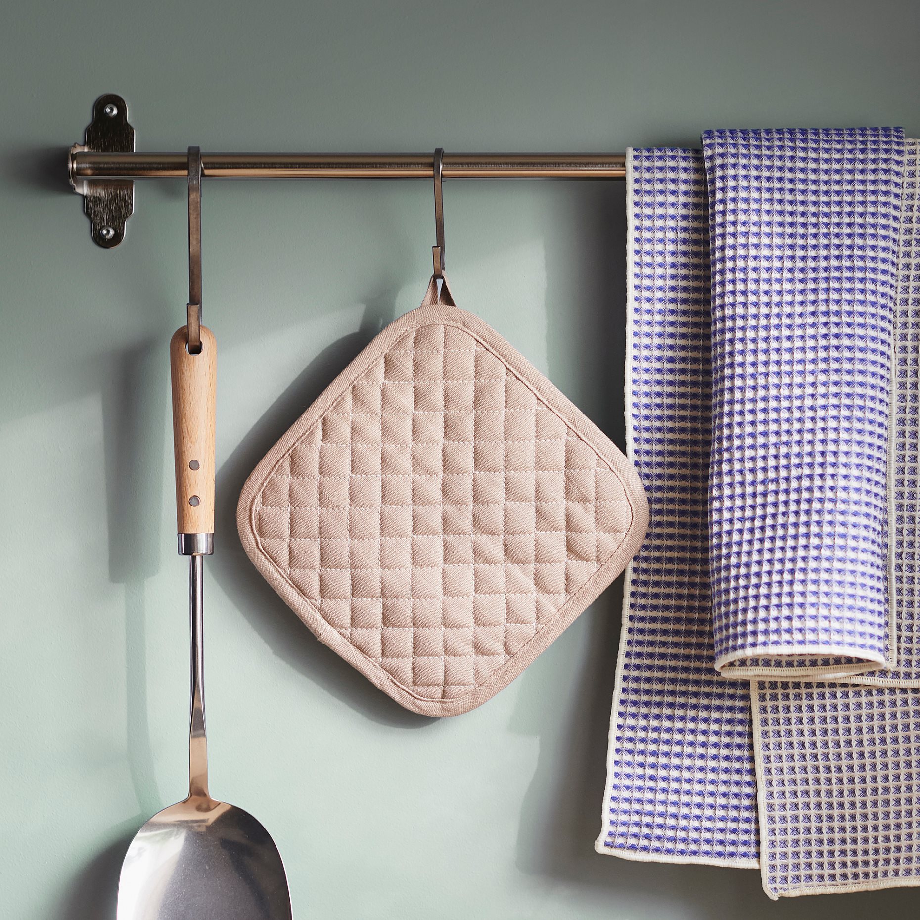 VÄLVÅRDAD, pot holder 2 pack, 19x19 cm, 406.180.00