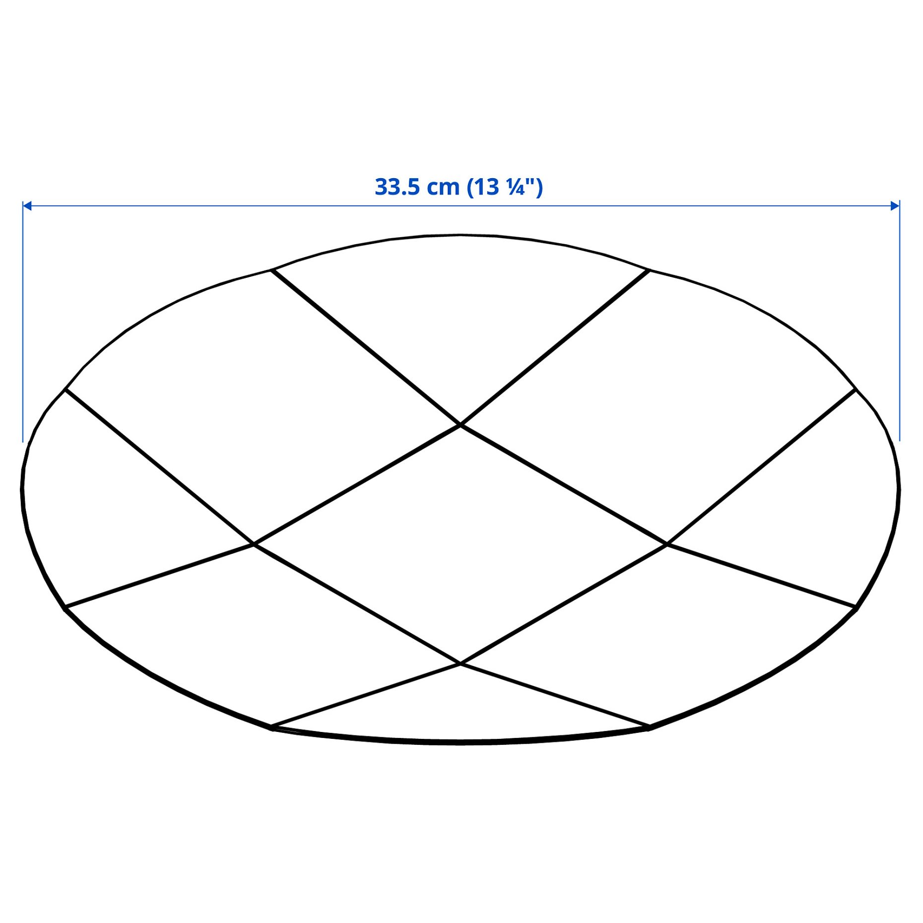YXSTABY, δίσκος για χειριστήρια D-pad , 33 cm, 406.199.95