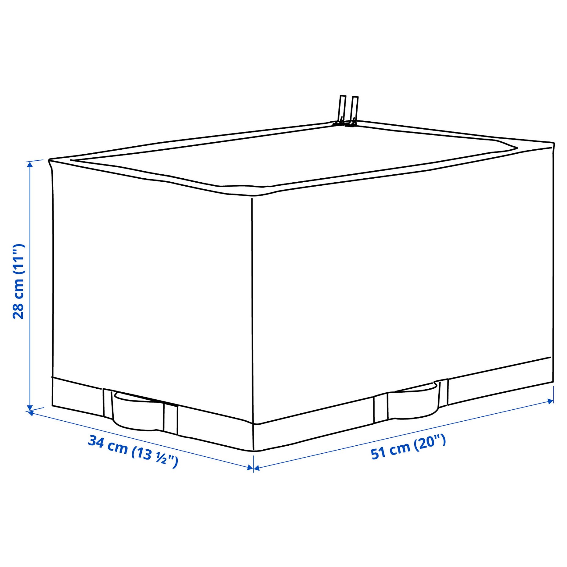 STUK, storage case, 34x51x28 cm, 406.215.35